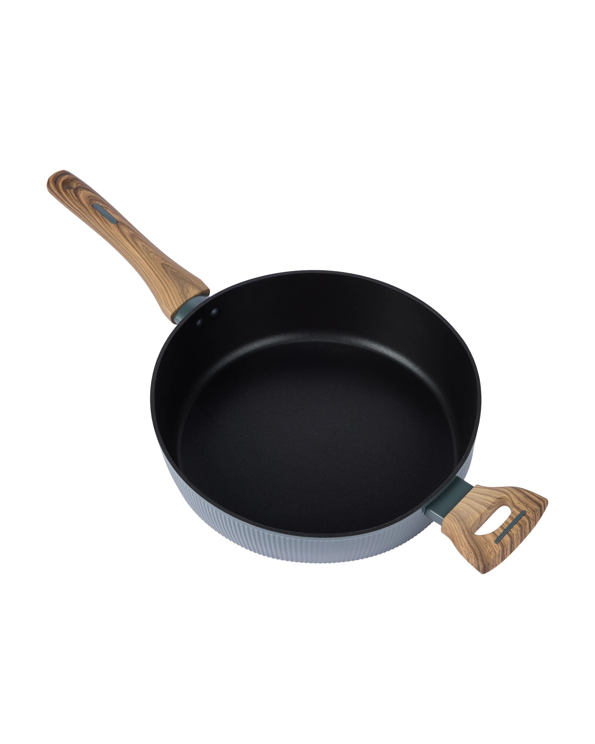 4 28cm Linear Saute Pan - Wood Look, 4 of 6