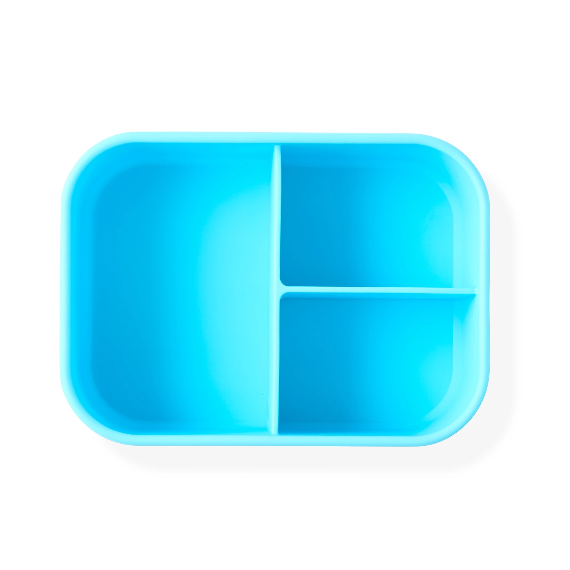 6 Blue Silicone Bento Lunch Box, 6 of 7