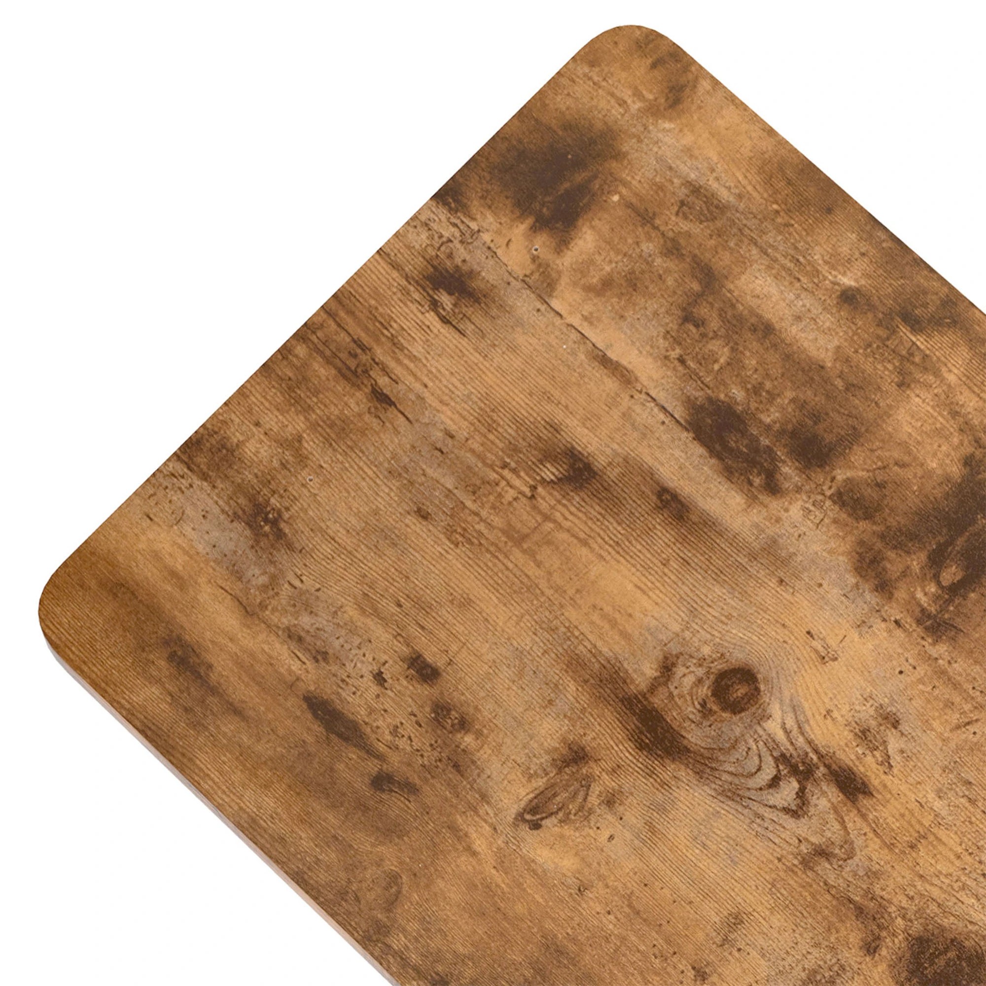 4 Levede Computer Desk with 4-Tier Shelf 160cm - Brown, 4 of 9