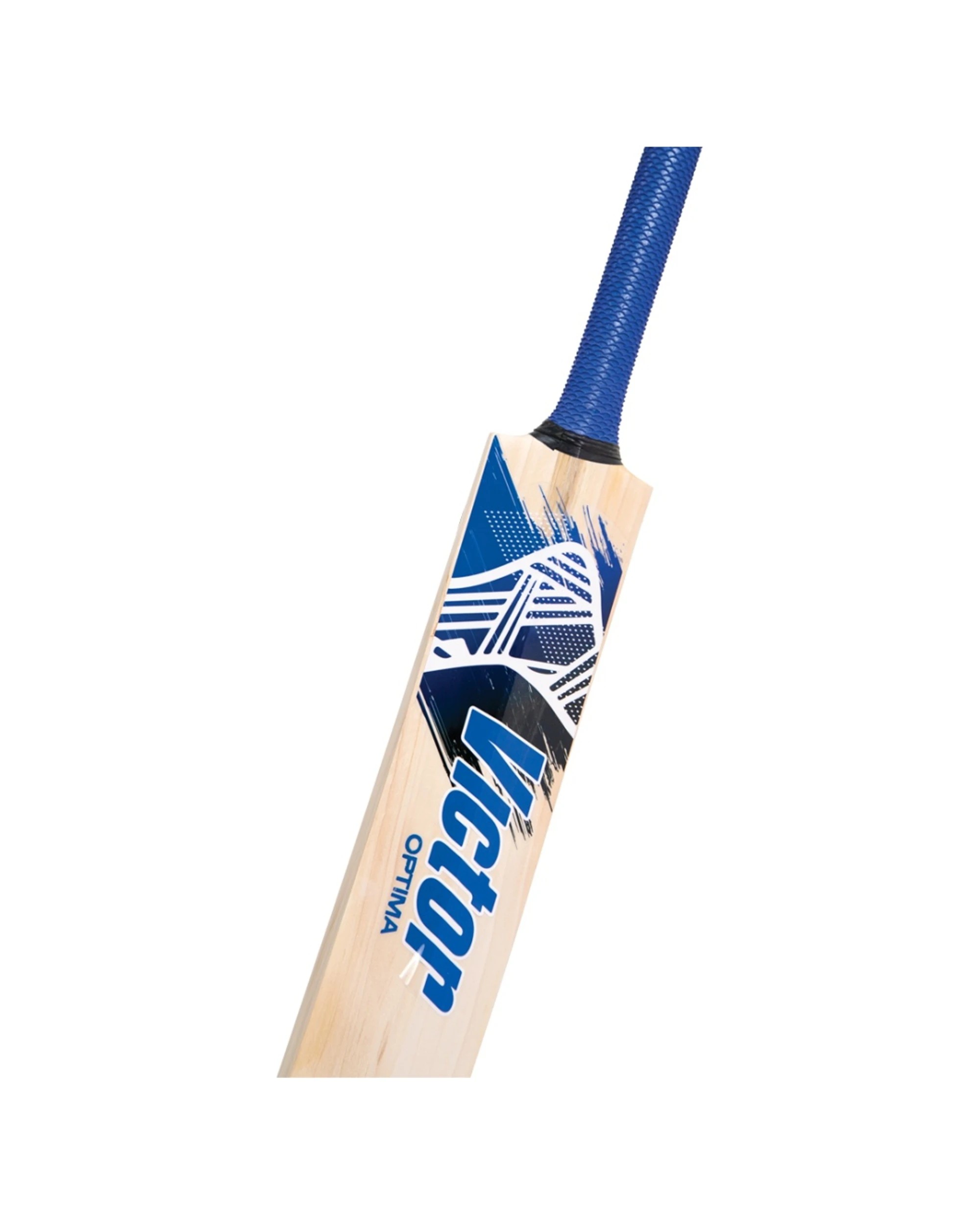 7 Victor Sports English Willow Elite Cricket Bat Optima Grade 3 Short Handle - Blue, 7 of 7