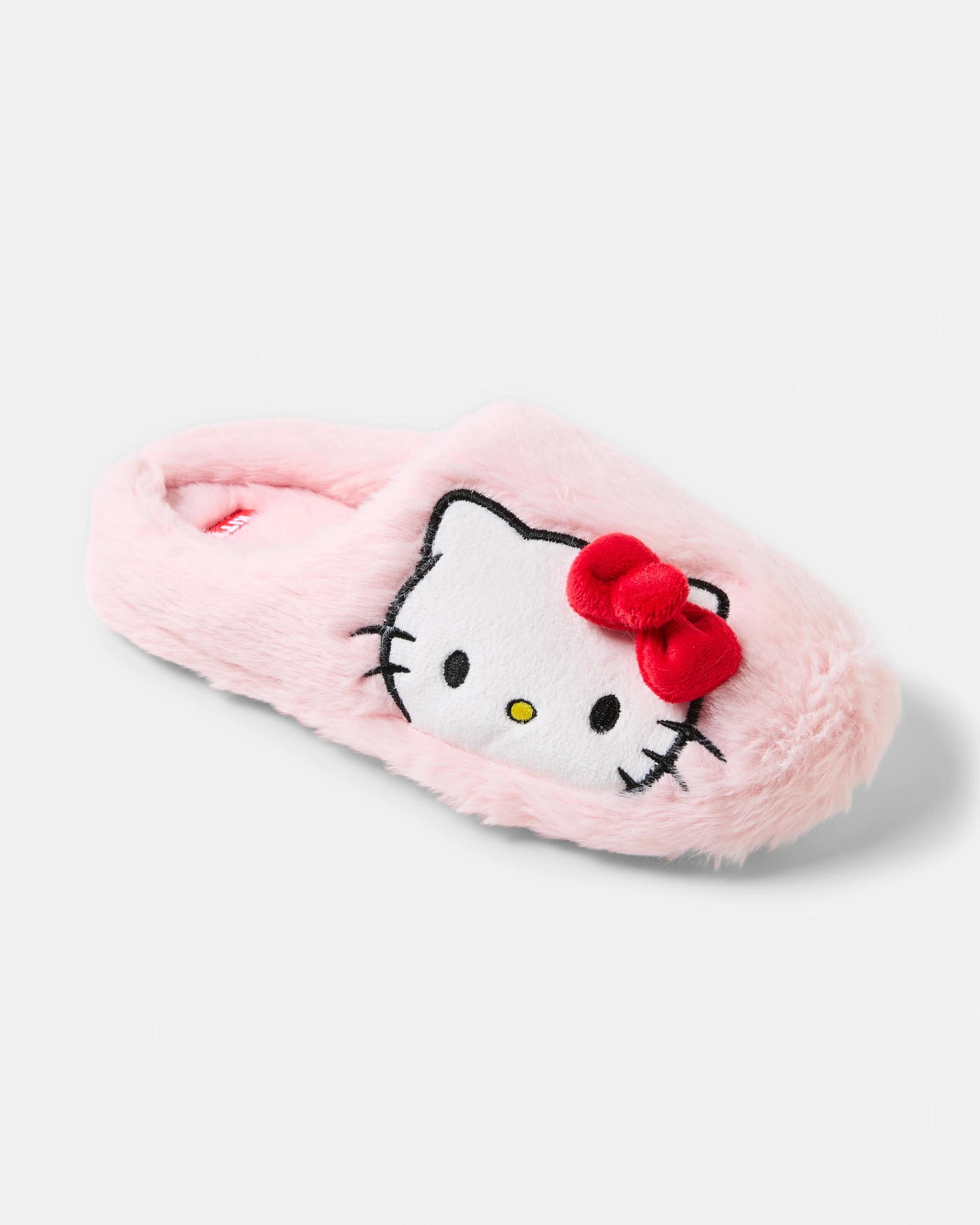 1 Hello Kitty License Furry Scuffs Bllet Pink, 1 of 3
