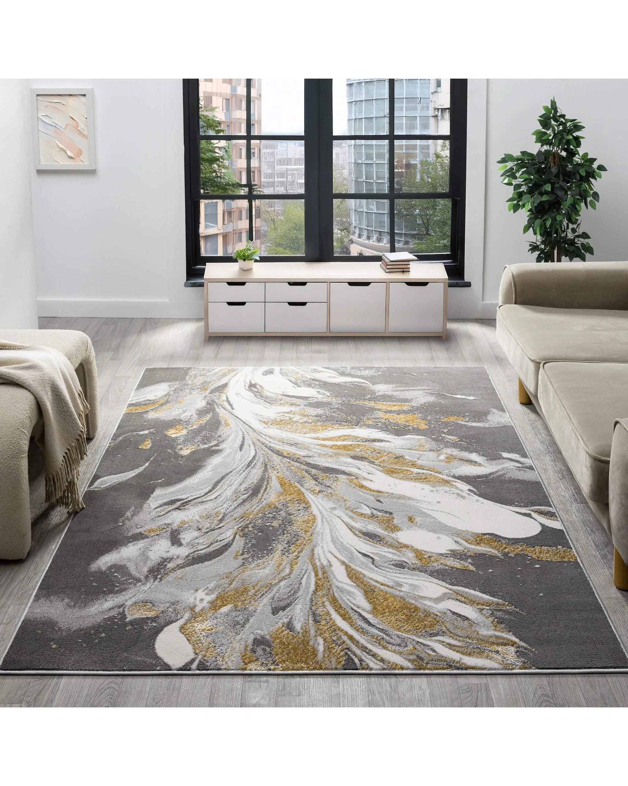 2 La Grace Home Weston Premium Rug - 160x230cm - Slate, 2 of 10