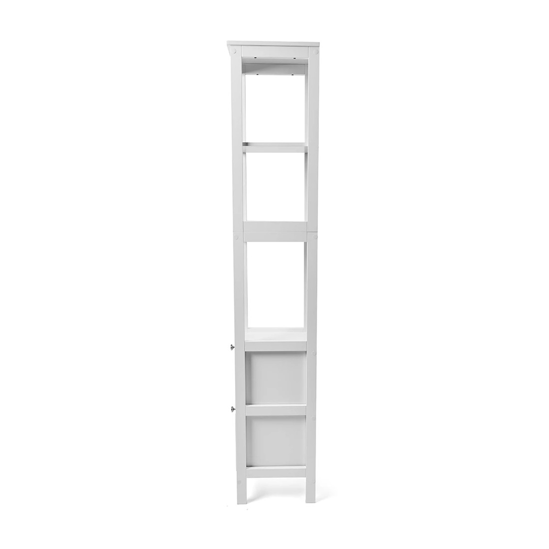 5 Panelled Slim 5 Tier Unit - White, 5 of 9