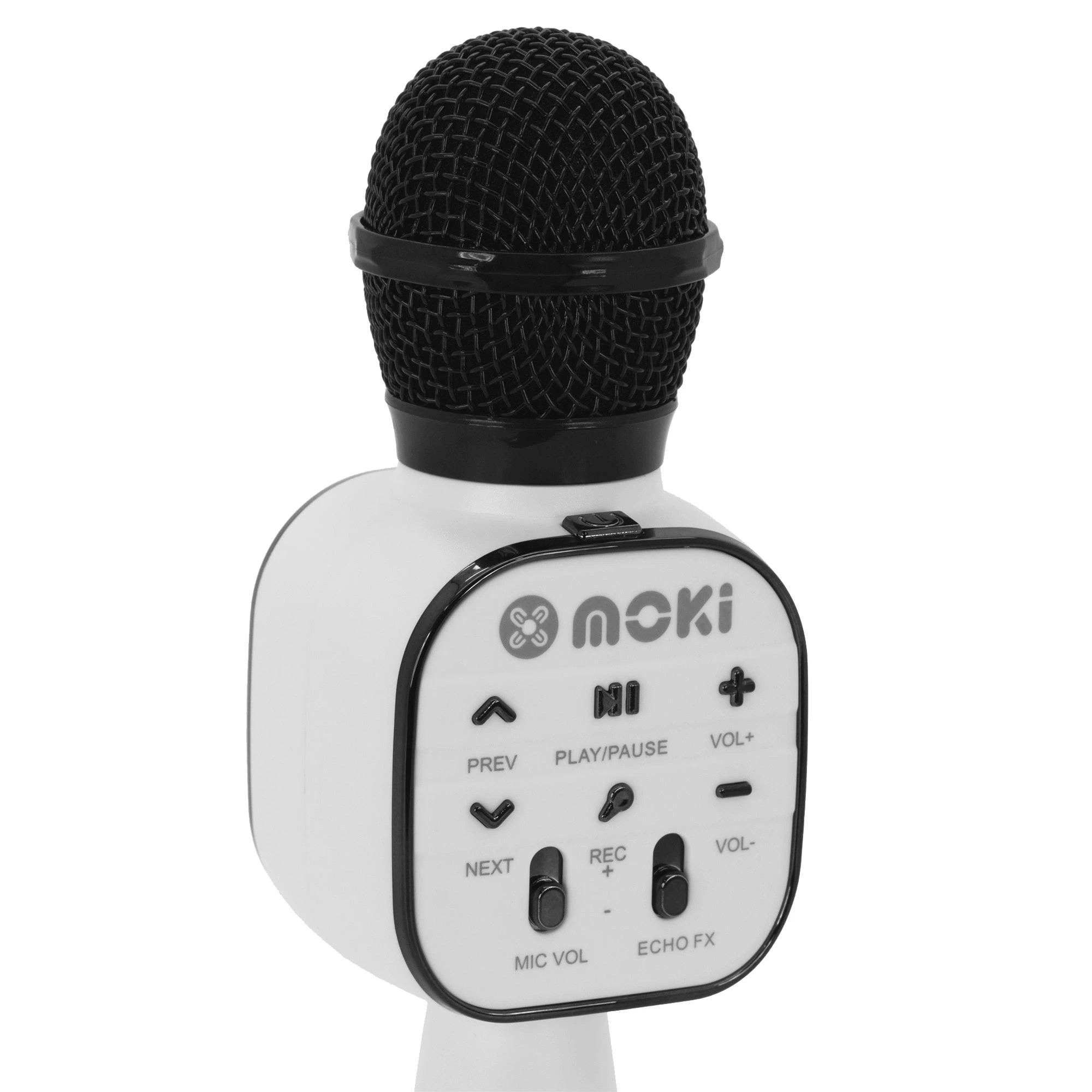 2 Moki Popstar Karaoke Microphone - Black, White - Multi, 2 of 4