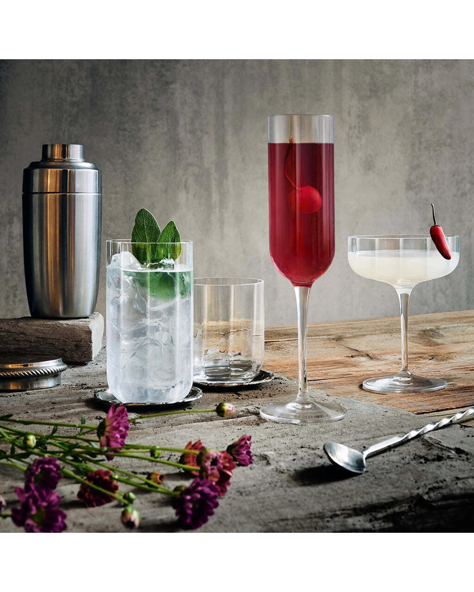 7 Luigi Bormioli 4pc Jazz Cocktail Coupe Glasses Set 300ml - Clear, 7 of 7