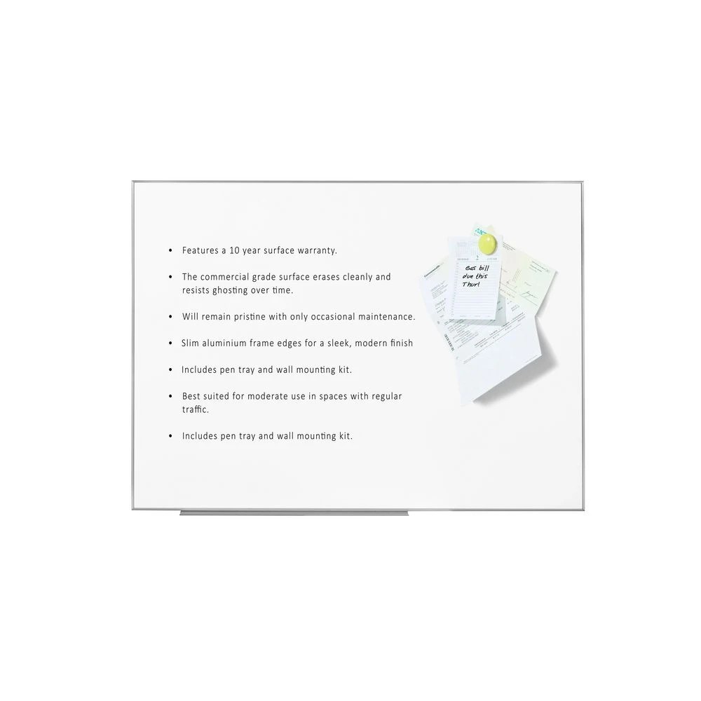 4 Quartet Penrite Slimline Premium Whiteboard 1200 x 900 mm, 4 of 6