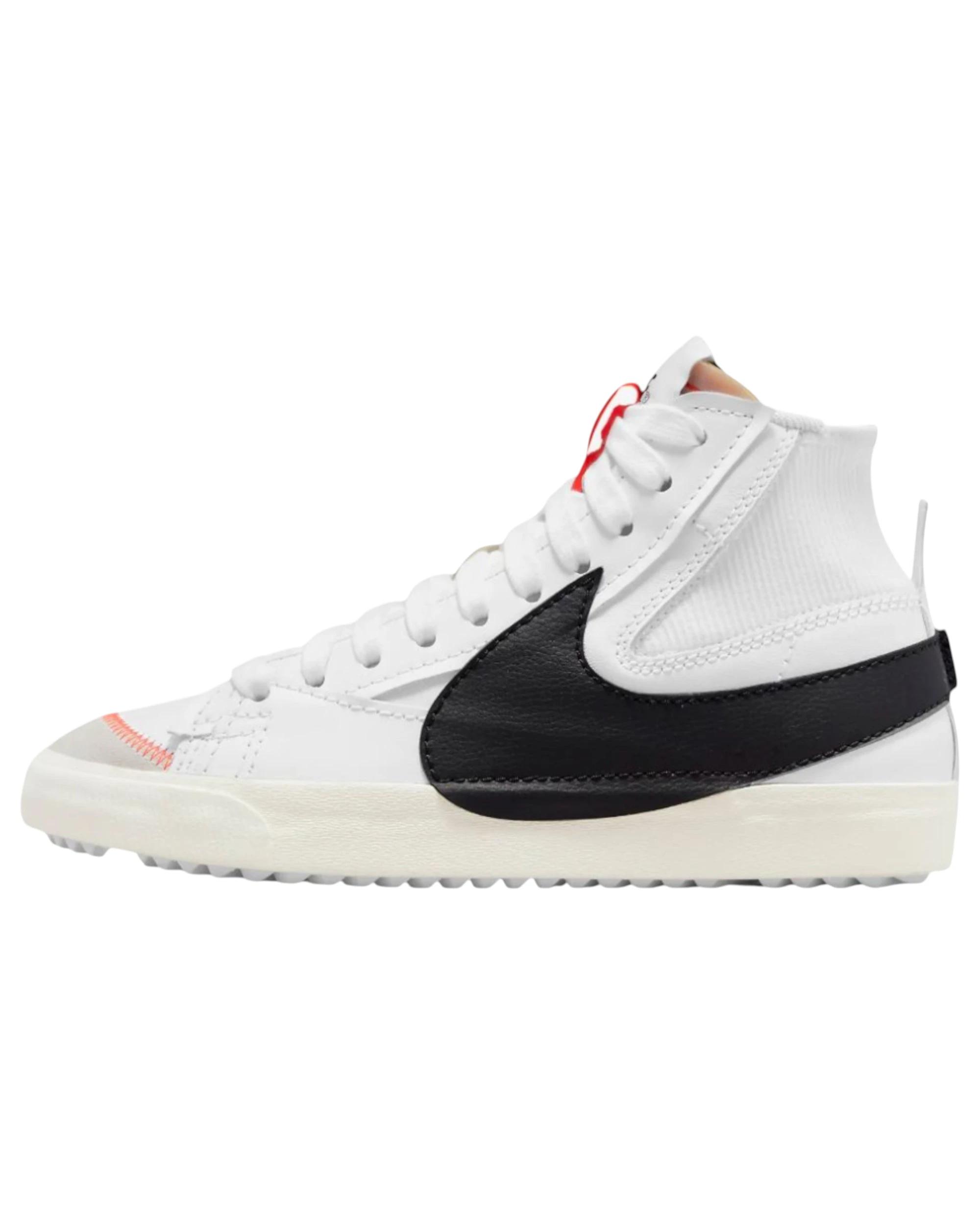 8 Nike Mens Blazer Mid 77 Jumbo White/ Black Athletic Shoes WHITE/BLACK, 8 of 9