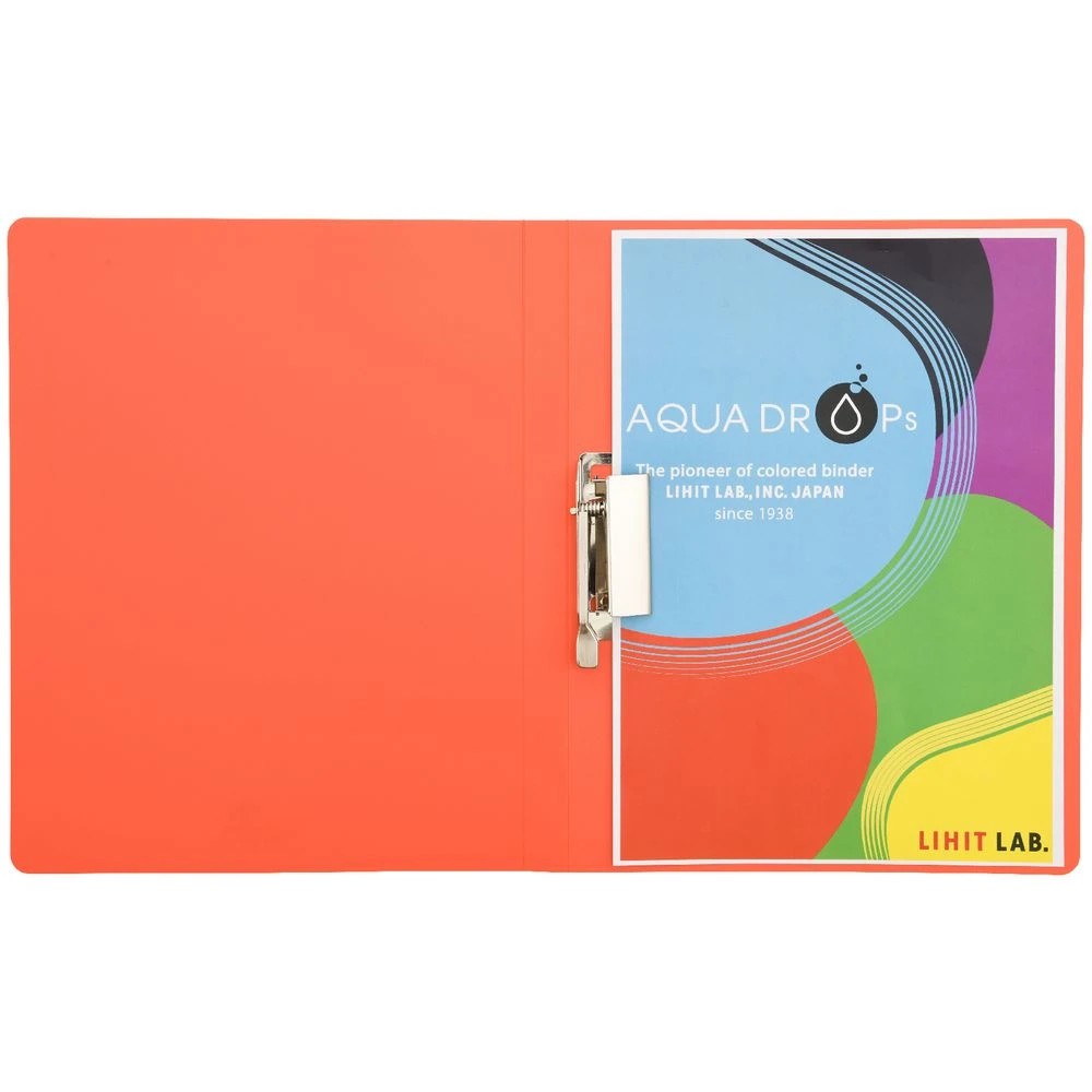 4 Aqua Drops Punchless File A4 Vivid Red, 4 of 4