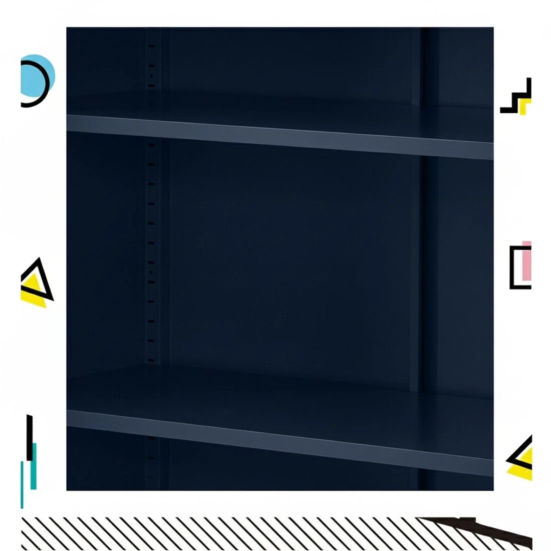 4 Artiss Buffet Sideboard Metal Cabinet - SWEETHEART - Blue, 4 of 6