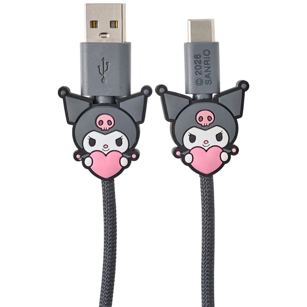 1 Kuromi USB-A to USB-C Charger Cord, 1 of 3