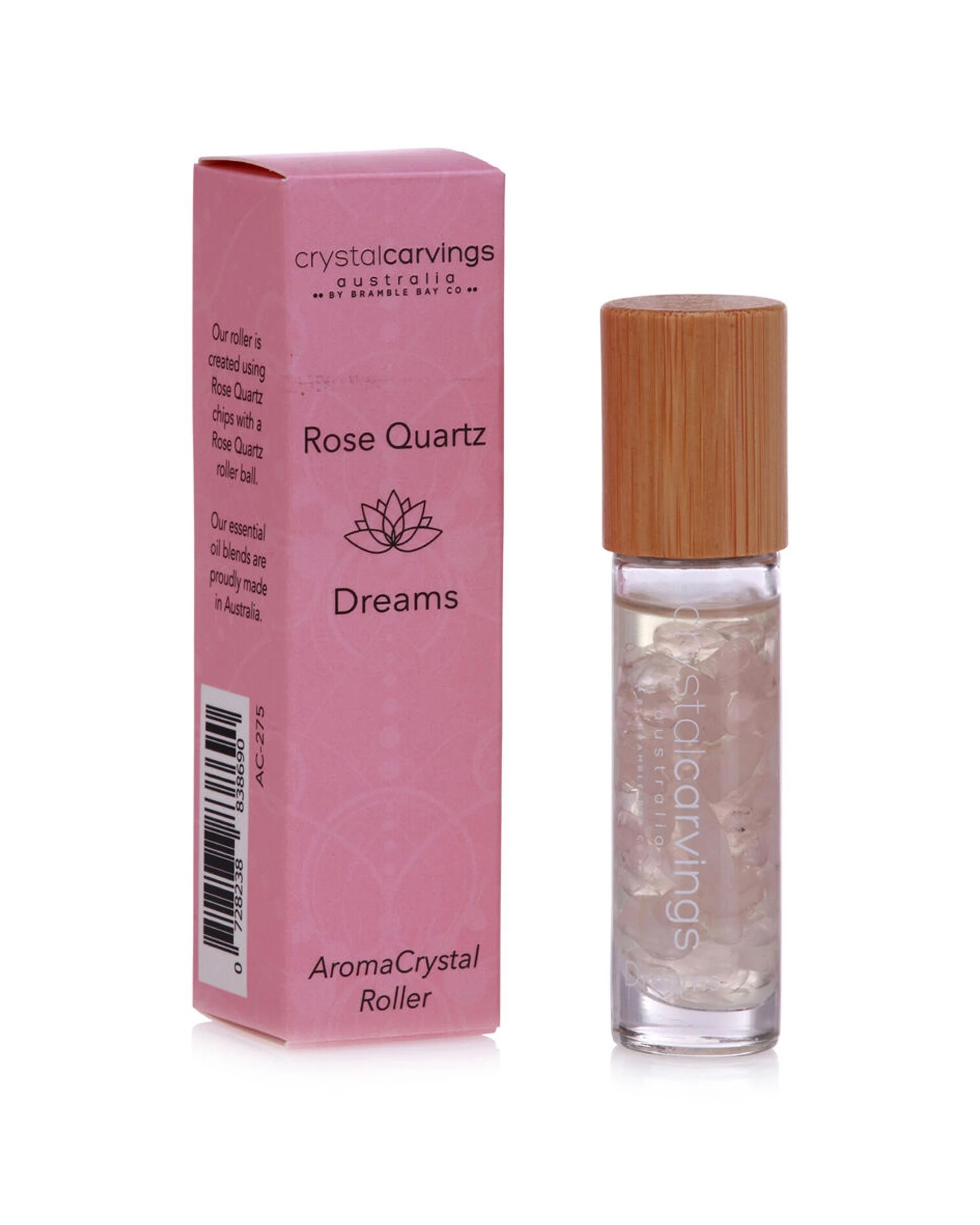 2 Bramble Bay 2PK Dreams Aroma Crystal Roller Ylang Bergamot 5ml - Pink, 2 of 3