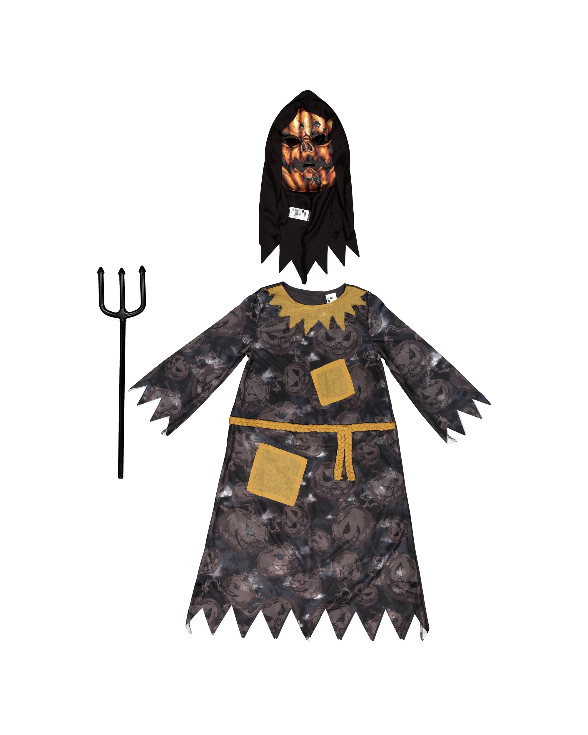 7 3 Piece Pumpkin Scarecrow Costume - Ages 4-6, 7 of 10