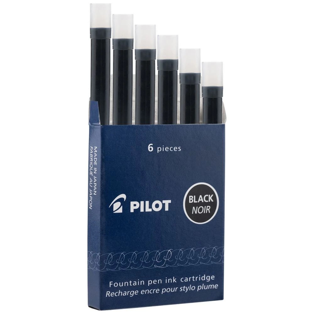 3 PILOT Namiki IC-50 Fountain Pen Ink Cartridges Black 6 Pack, 3 of 7