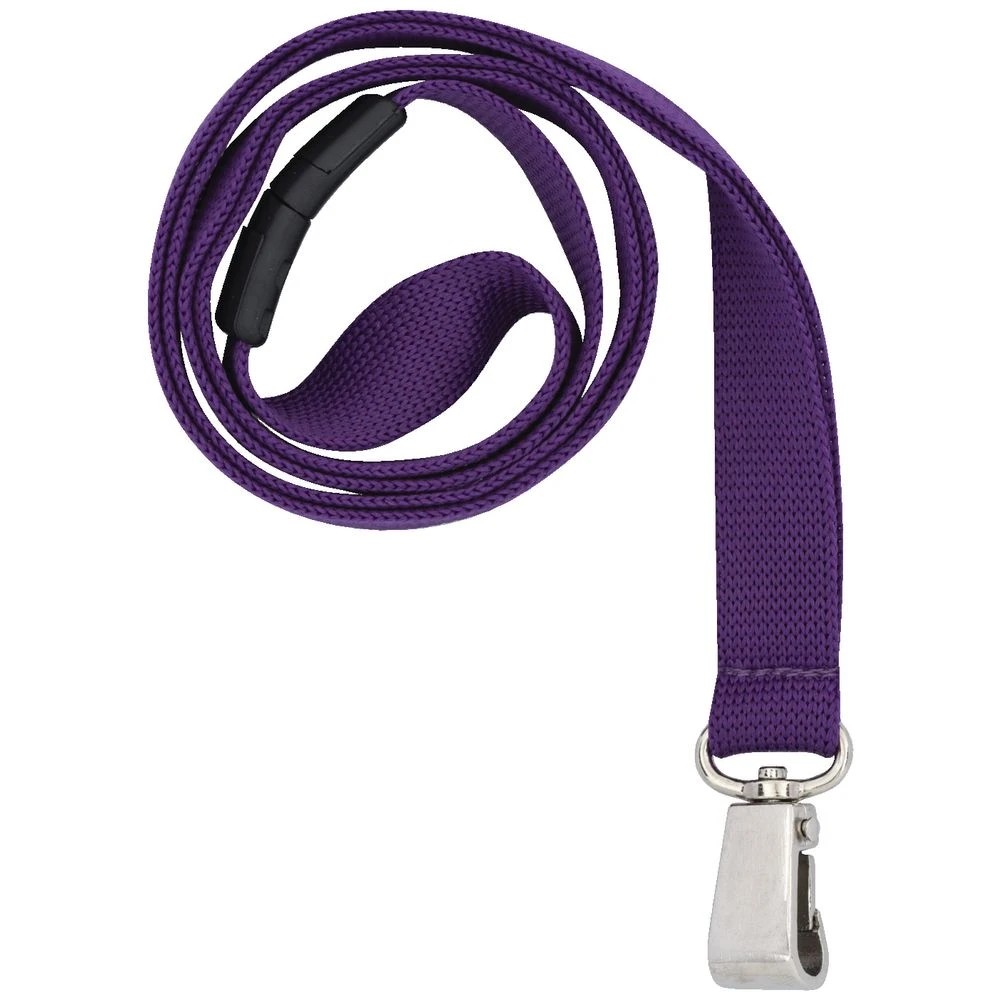 2 J.Burrows Premium Lanyard Tub Purple 15 Pack, 2 of 3