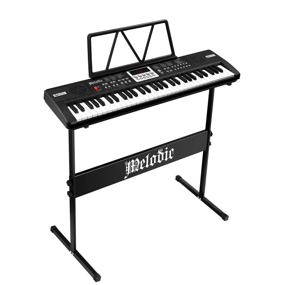 1 MELODIC 61 Key Electronic Keyboard Portable Standard Piano Music Instrument, 1 of 1
