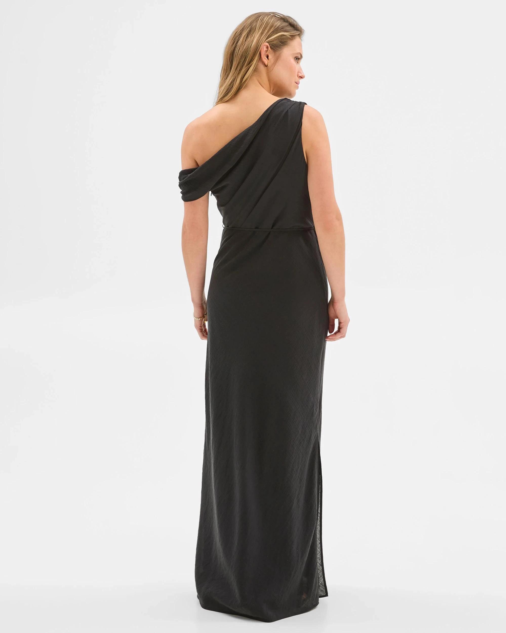 5 Off The Shoulder Midi Dress - Lily Loves BLACK, 5 of 7