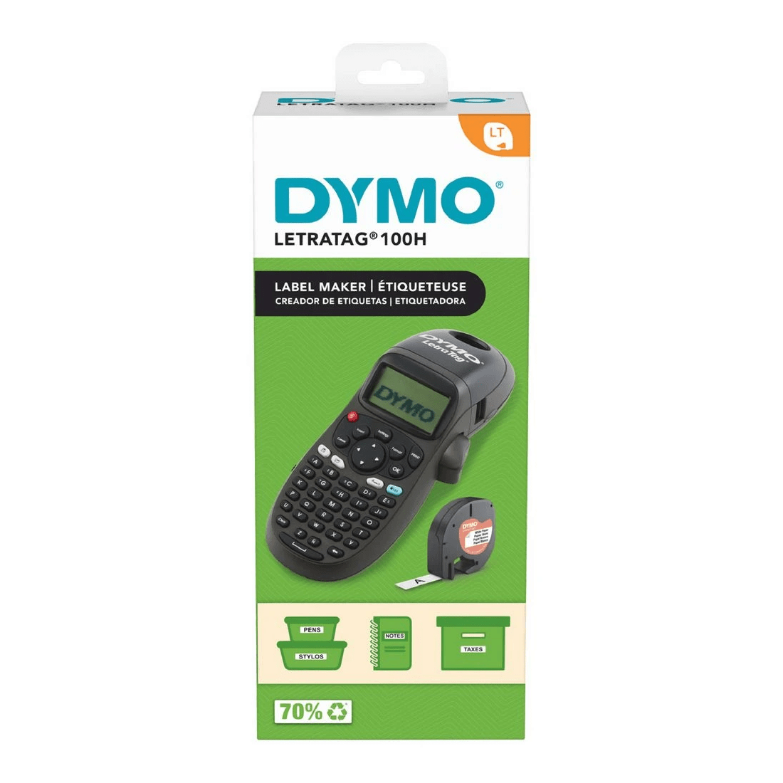 1 DYMO LetraTag 100H Handheld Labeller Black, 1 of 7