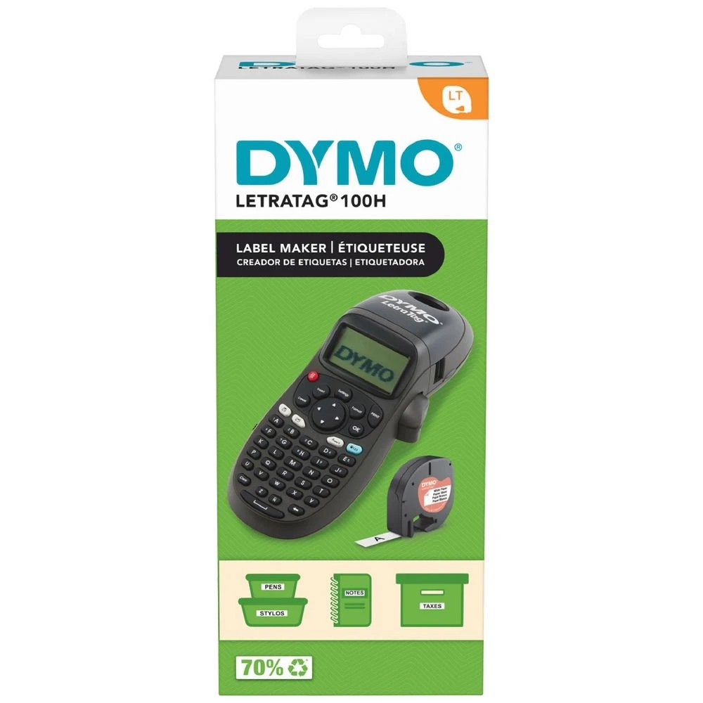 1 DYMO LetraTag 100H Handheld Labeller Black, 1 of 7