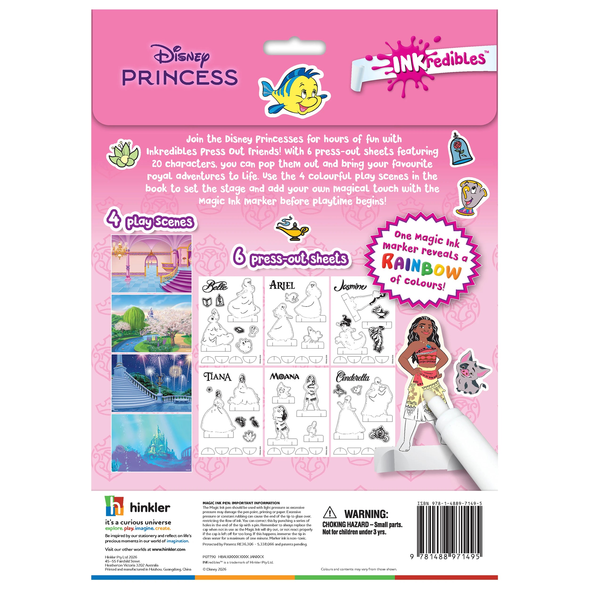 2 INKredibles Disney Princess Magic Ink Friends! - Book, 2 of 5