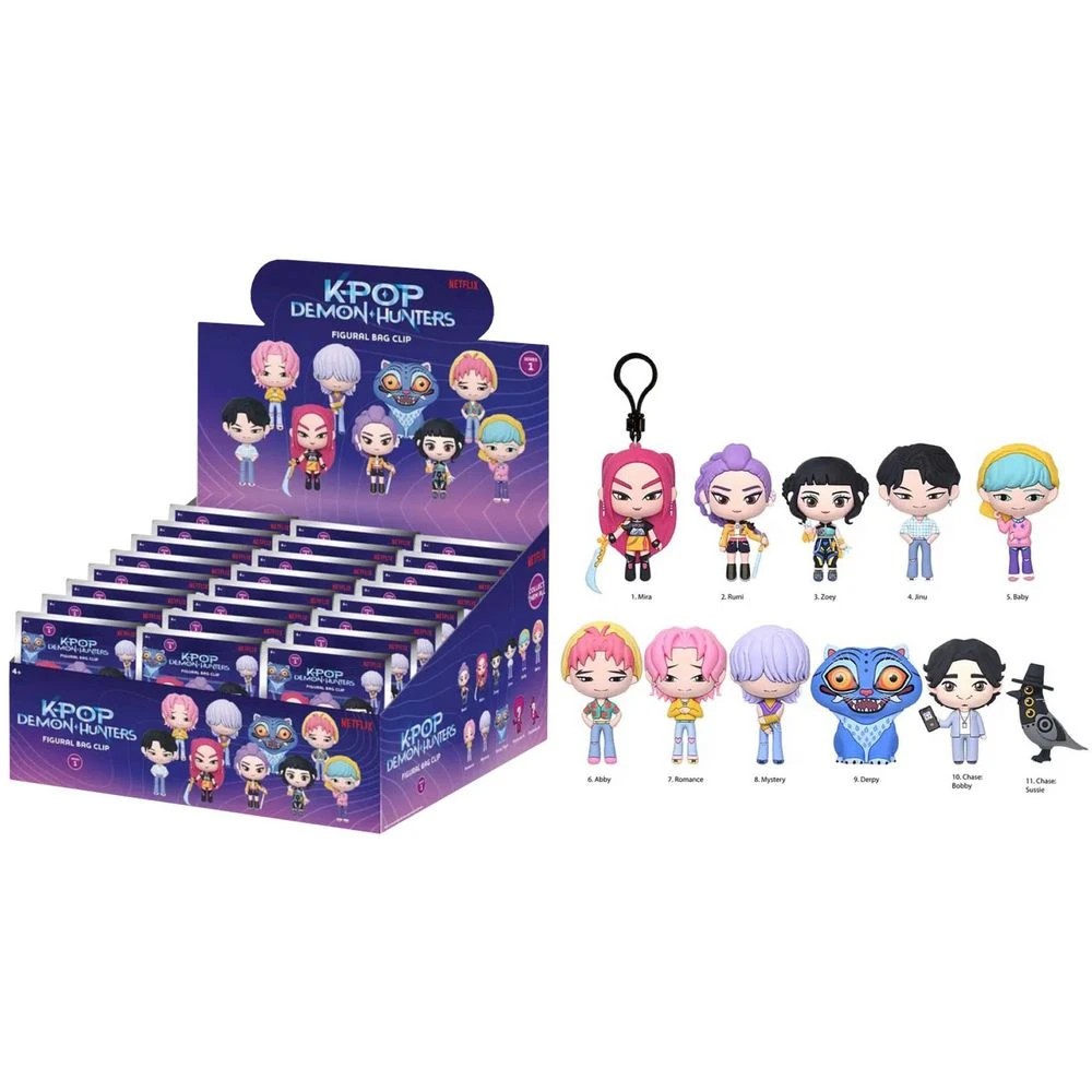 1 PVC Bag Clip Blind Bag KPop Demon Hunters Series 1, 1 of 3