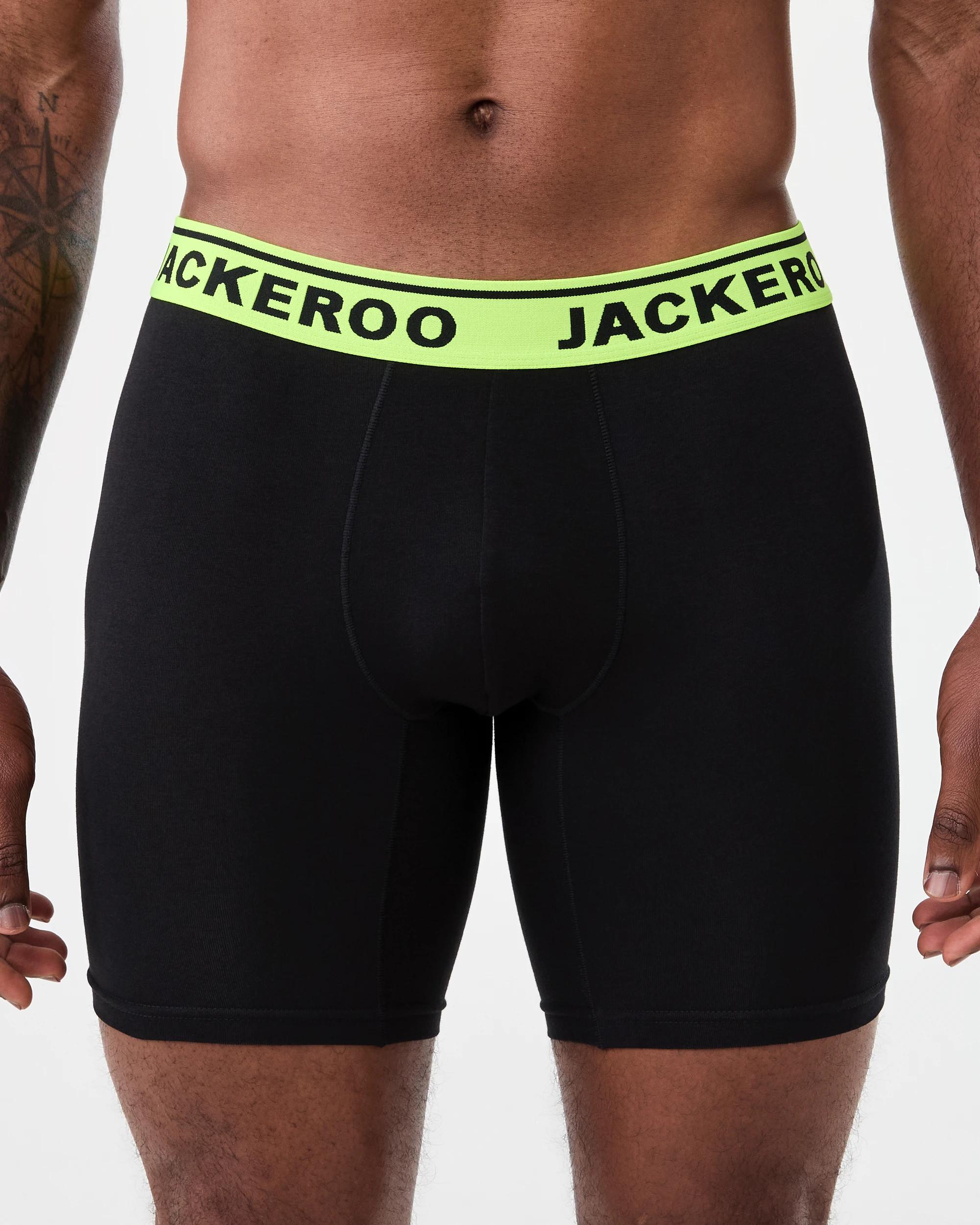 2 5 Pack Mid Length Work Trunks Black, 2 of 7