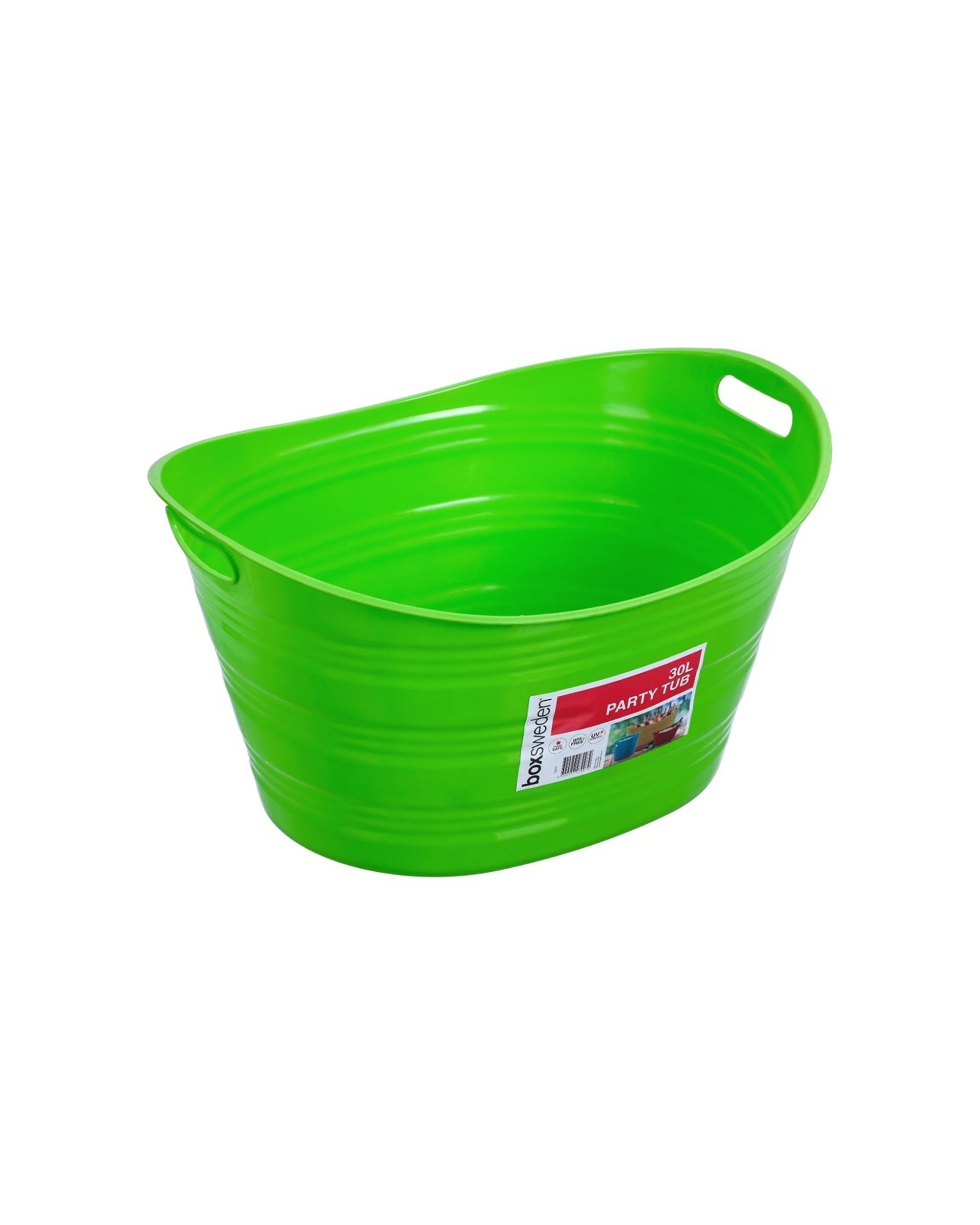 2 Boxsweden Party Tub 3PK 30 Litre Food Safe UV Resistant Plastic Containe - Assorted, 2 of 9
