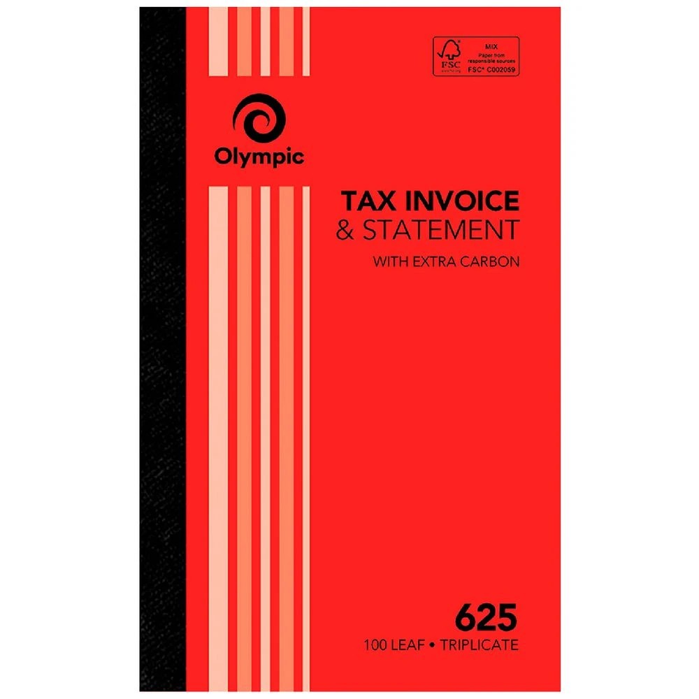 1 Olympic No.625 Carbon Triplicate Invoice and Statement Book, 1 of 2