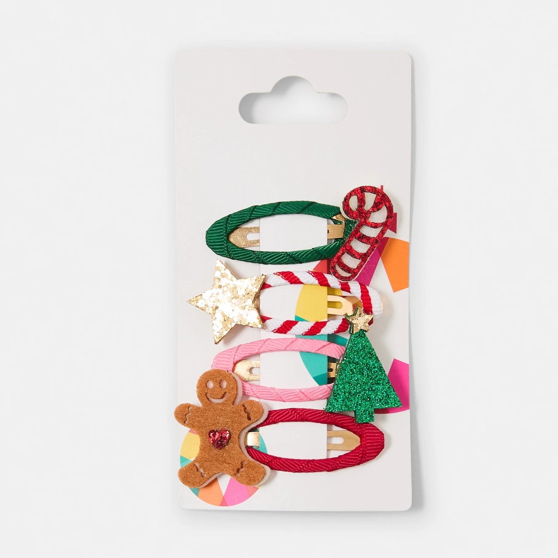 3 4 Pack Christmas Hair Clips, 3 of 3