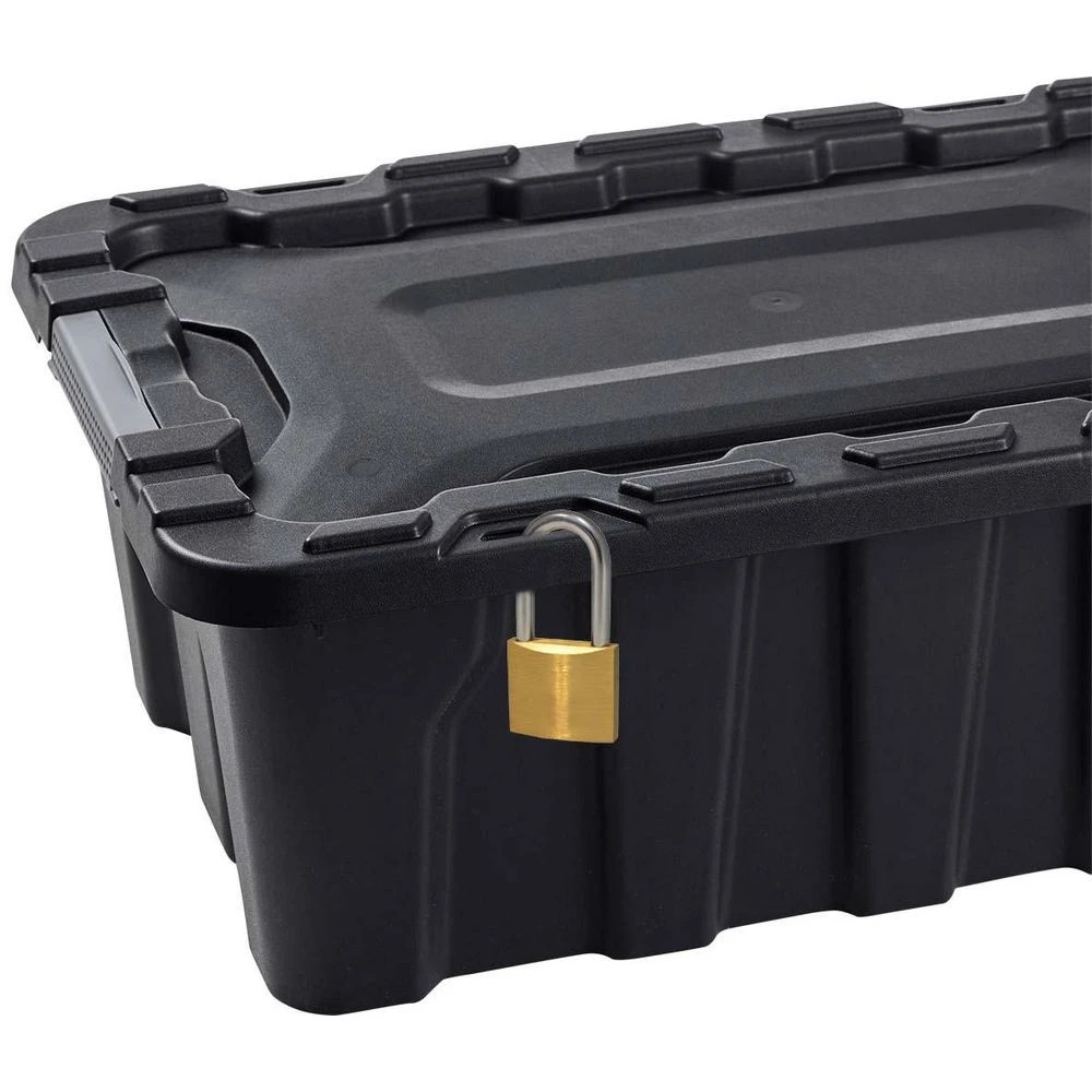 3 J.Burrows 40L Heavy Duty Storage Container Black, 3 of 5