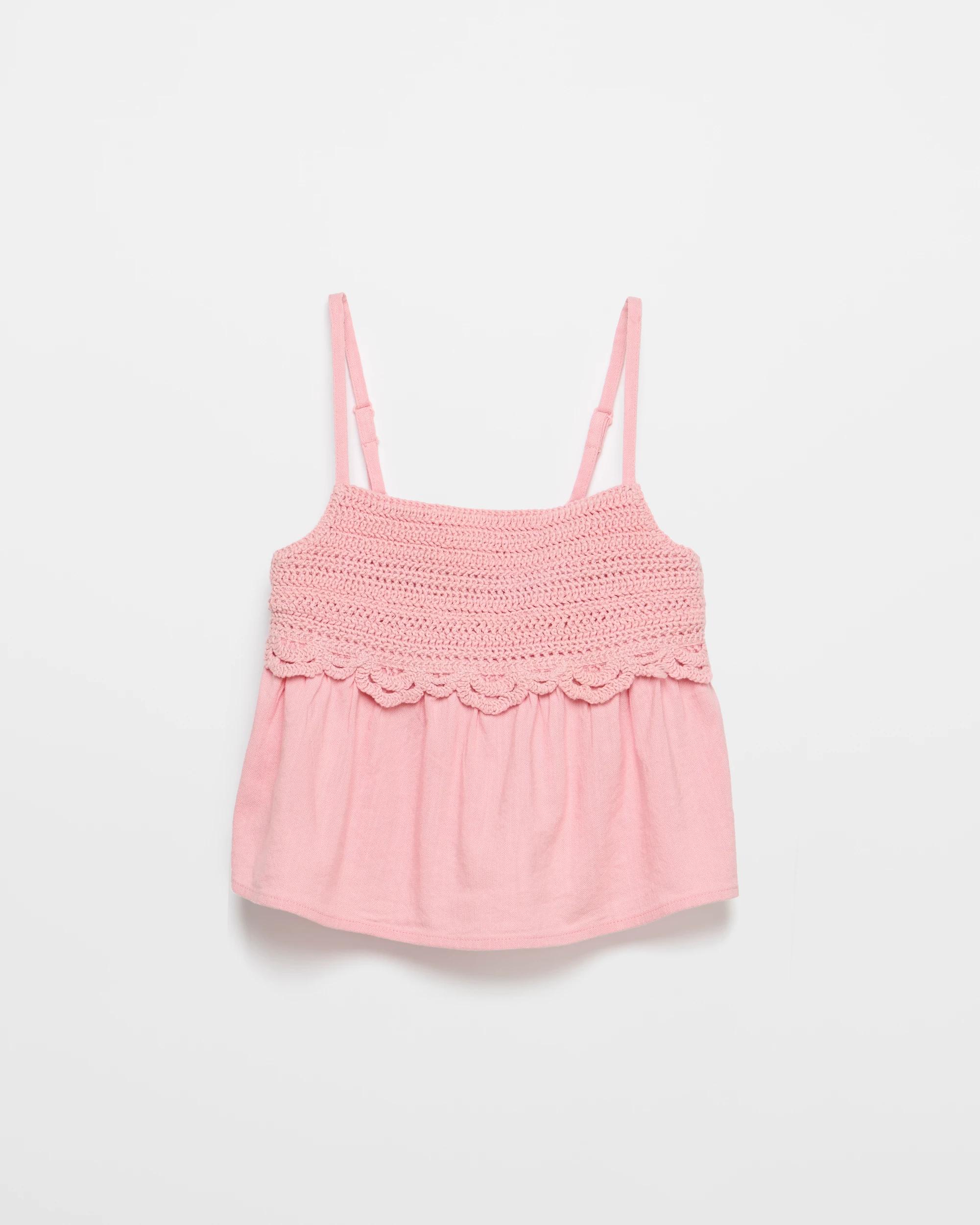 7 Target Crochet Woven Tank Top PINK, 7 of 7