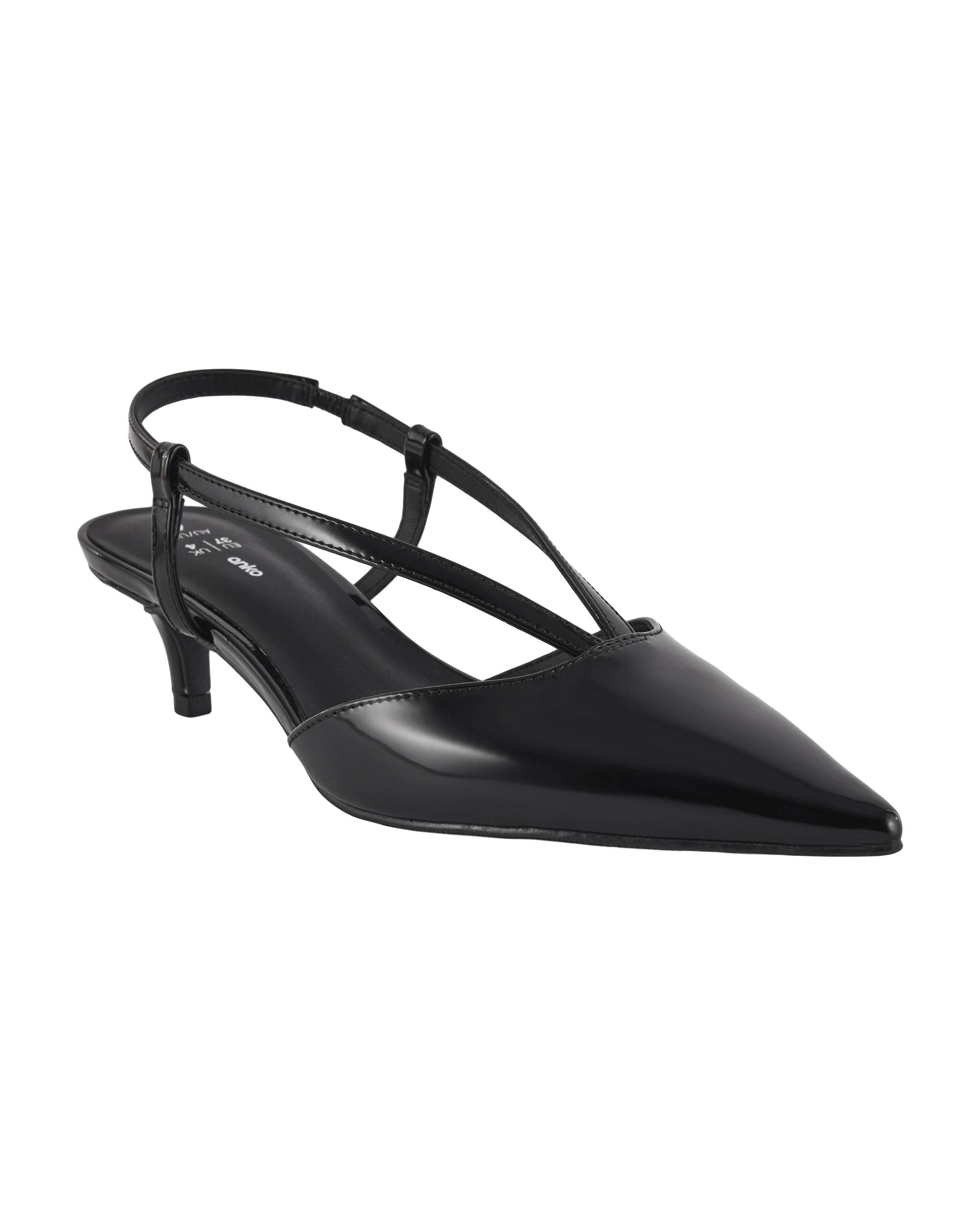 2 T-Bar Kitten Heels Black, 2 of 5