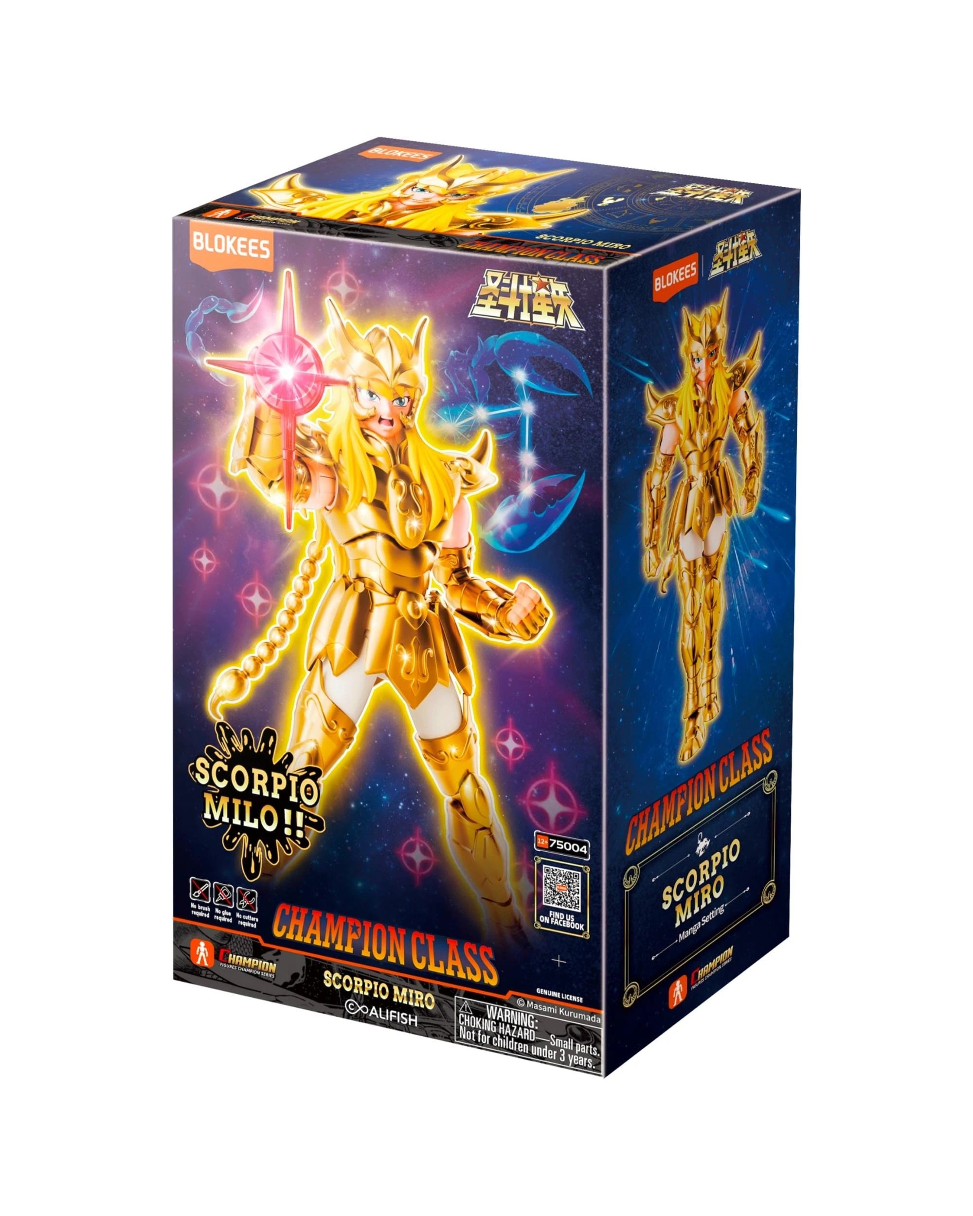 1 Blokees Saint Seiya Champion Class 03 Scorpio Miro Model Kit, 1 of 3