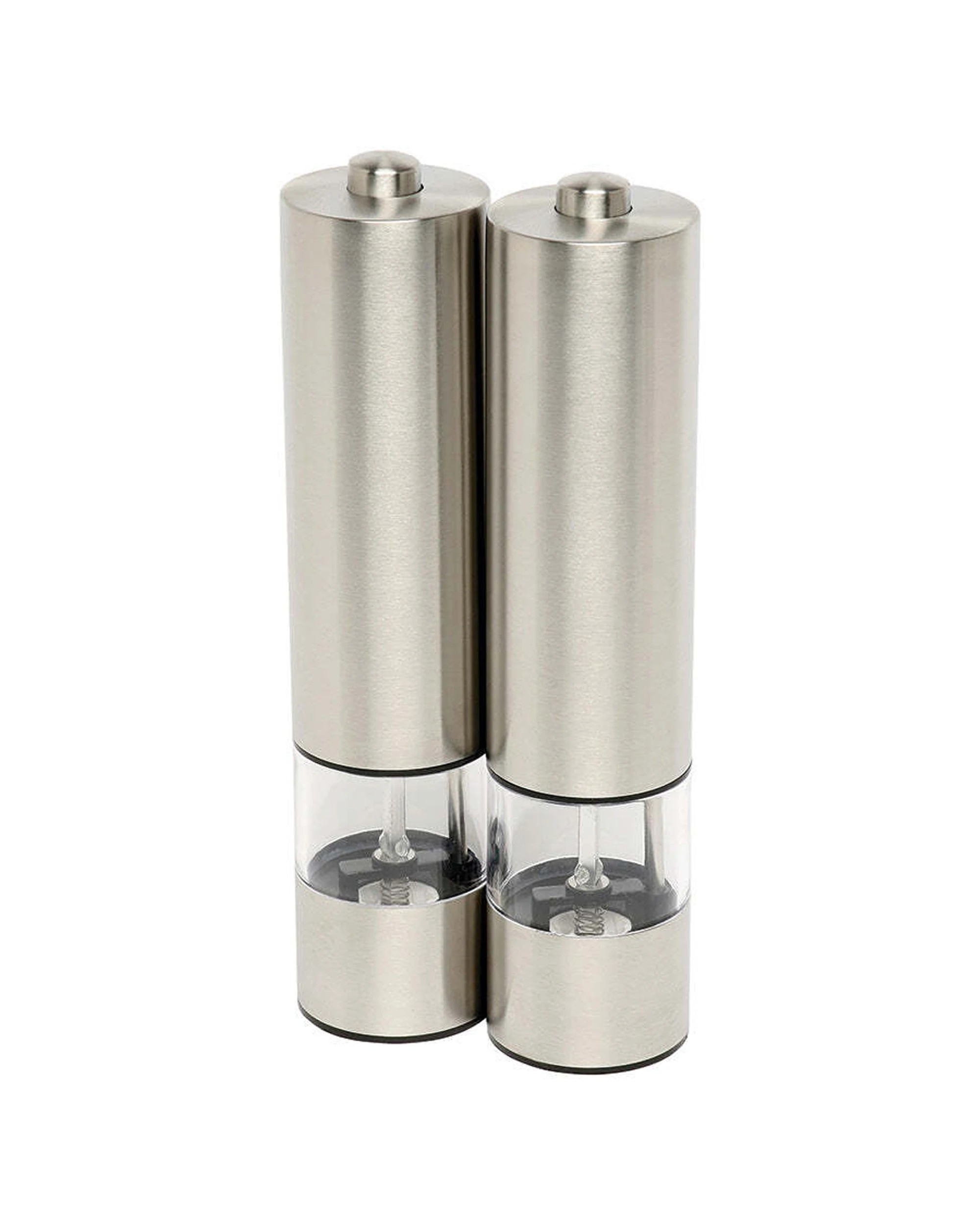 2 Wiltshire 2pc Electric Stainless Steel Salt and Pepper Grinder Mill Set 22cm - Metallic, 2 of 2