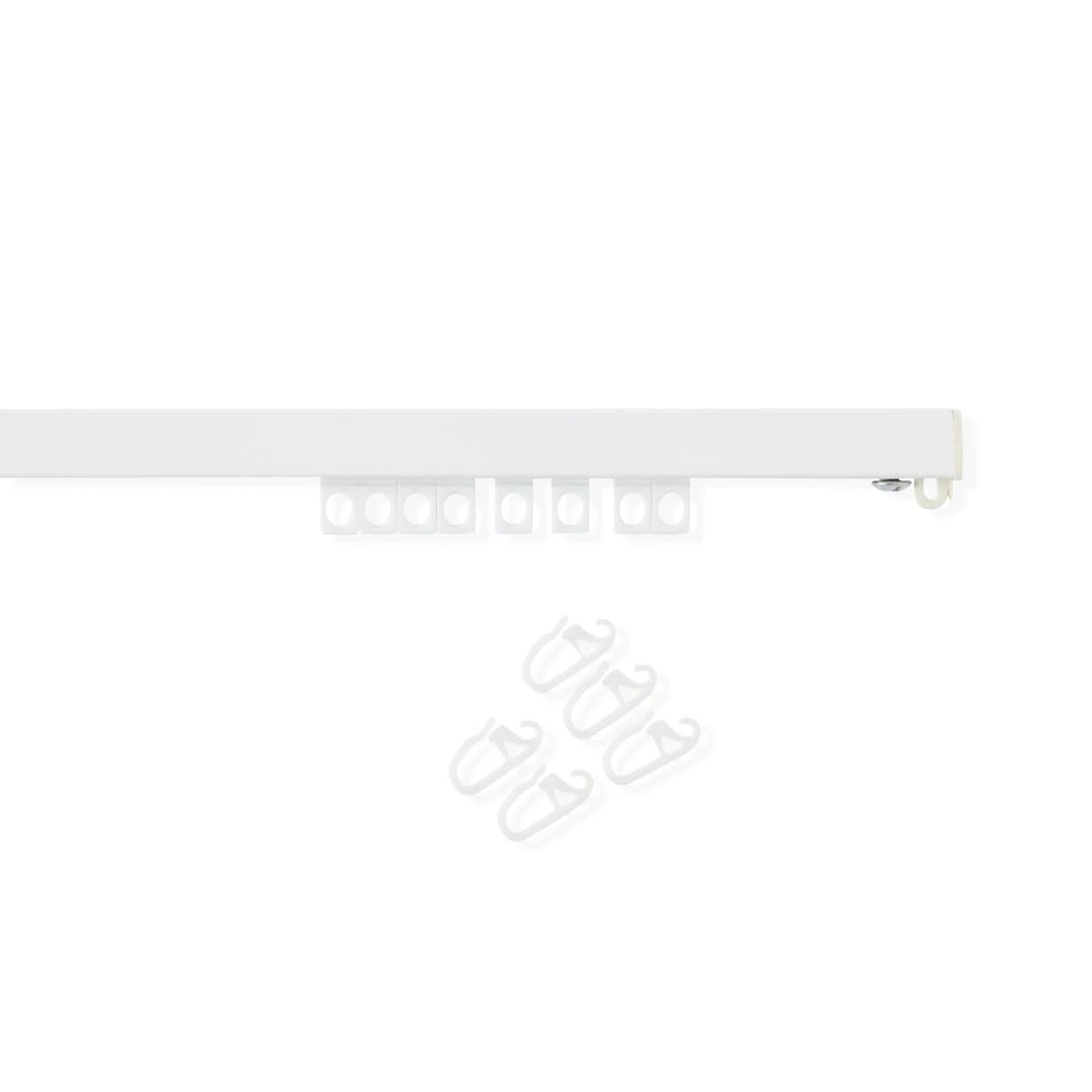 2 S-Fold Curtain Track - White, 2 of 6