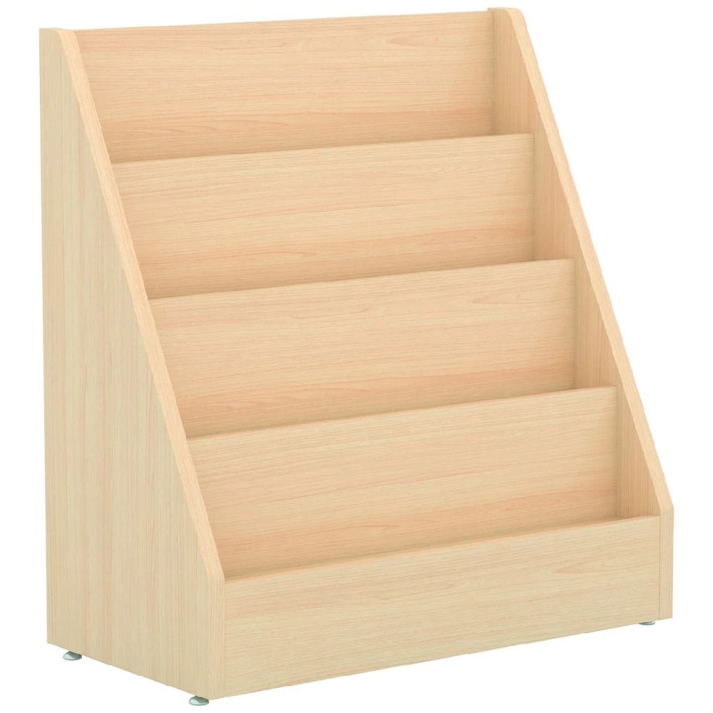 1 Young Kids Educational Tiered Bookcase Oak Kids Storage & Furniture, 1 of 2