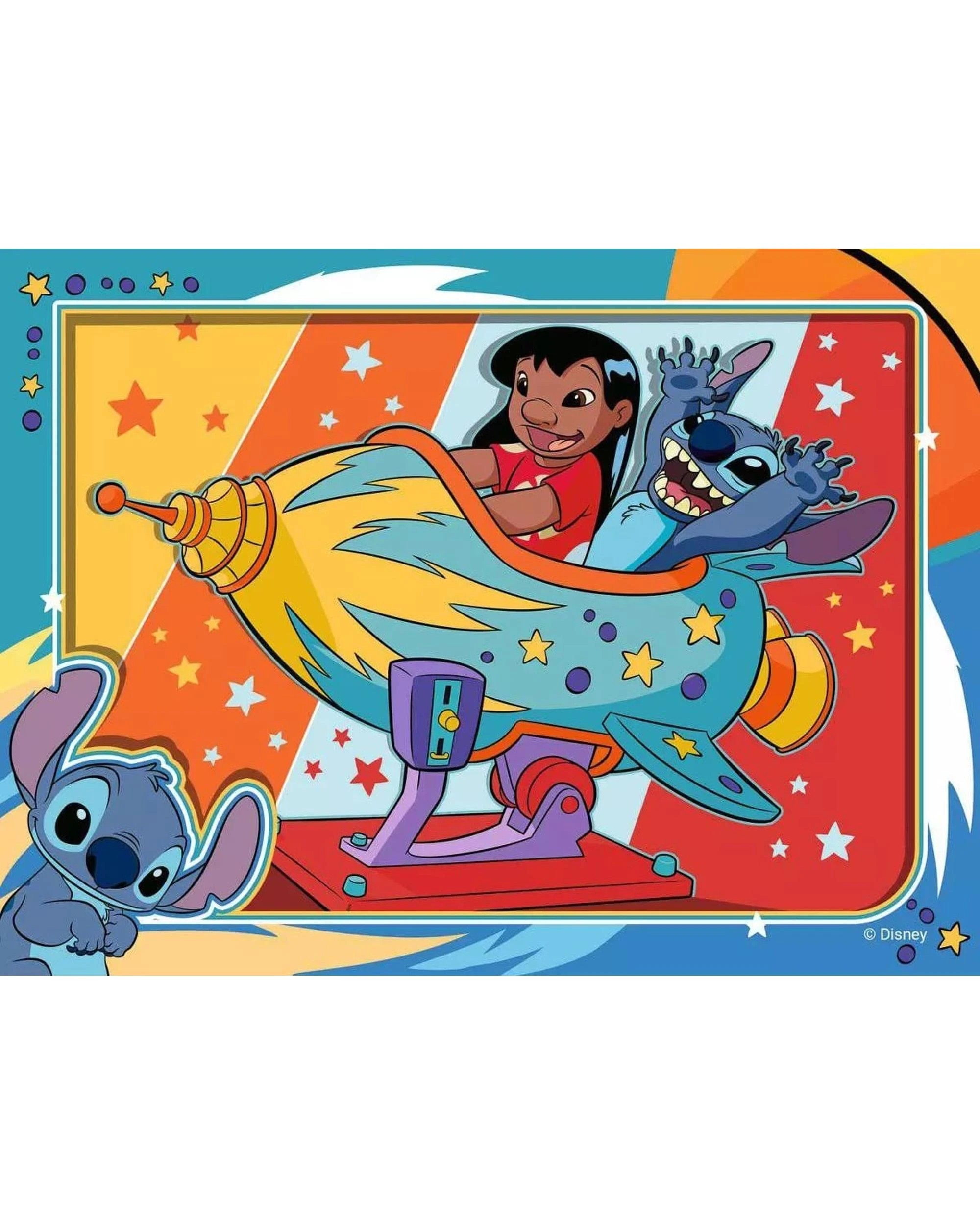 4 Ravensburger Disney Stitch 4 in a Box 12, 16, 20, and 24 Piece Jigsaw Puzzle, 4 of 5