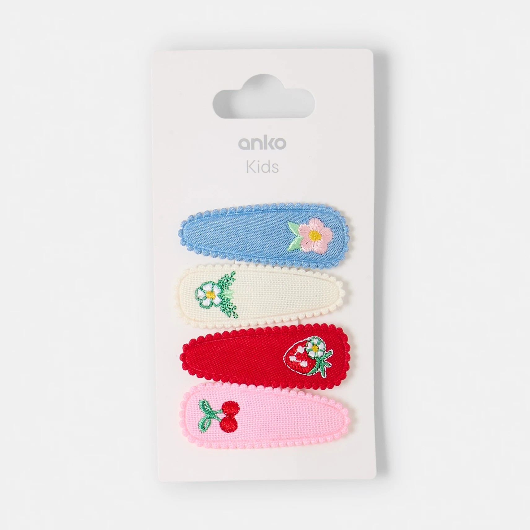 3 4 Pack Embroidery Fruit Clips, 3 of 3
