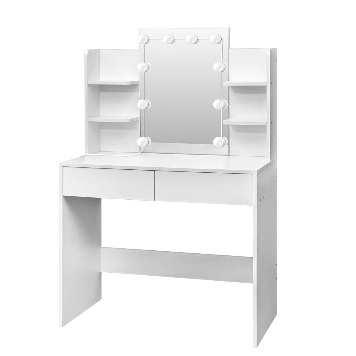 1 Maxkon Hollywood Makeup Table Vanity Dresser White, 1 of 6