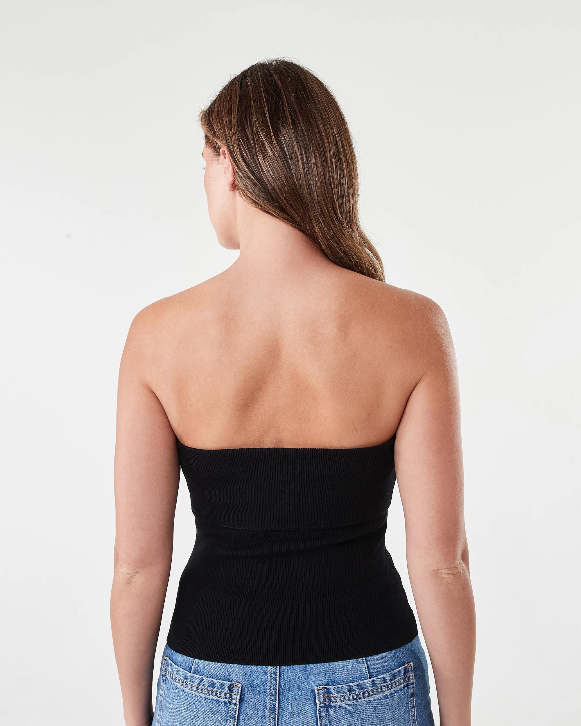 3 Fitted Bandeau Top Black, 3 of 7