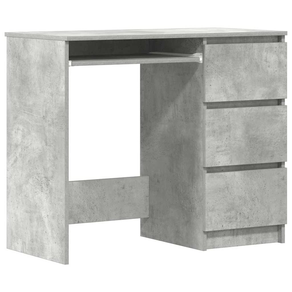 1 vidaXL Desk Ample Storage - Grey, 1 of 9
