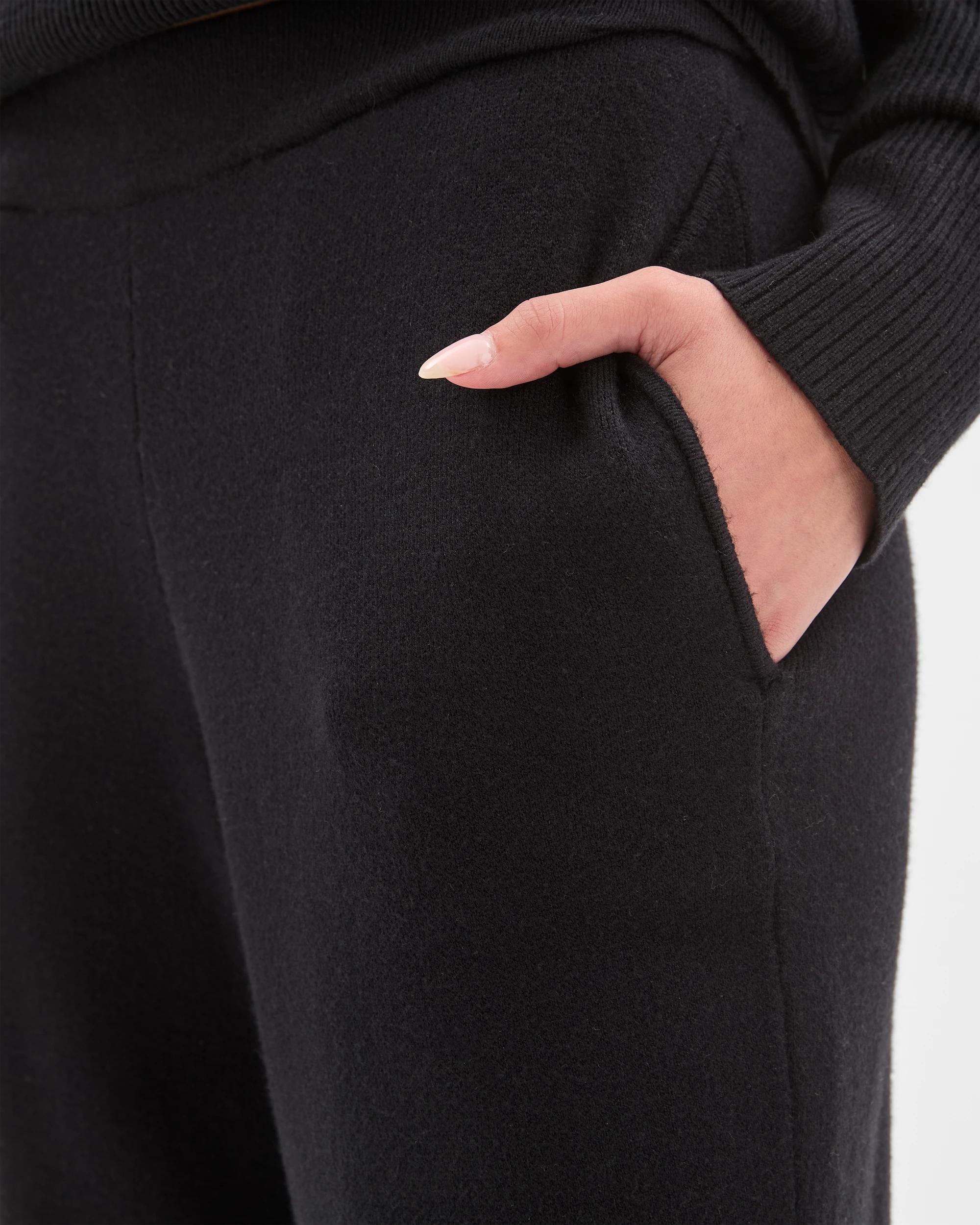 6 Target Petites Petites Clean Knit Pants BLACK, 6 of 7
