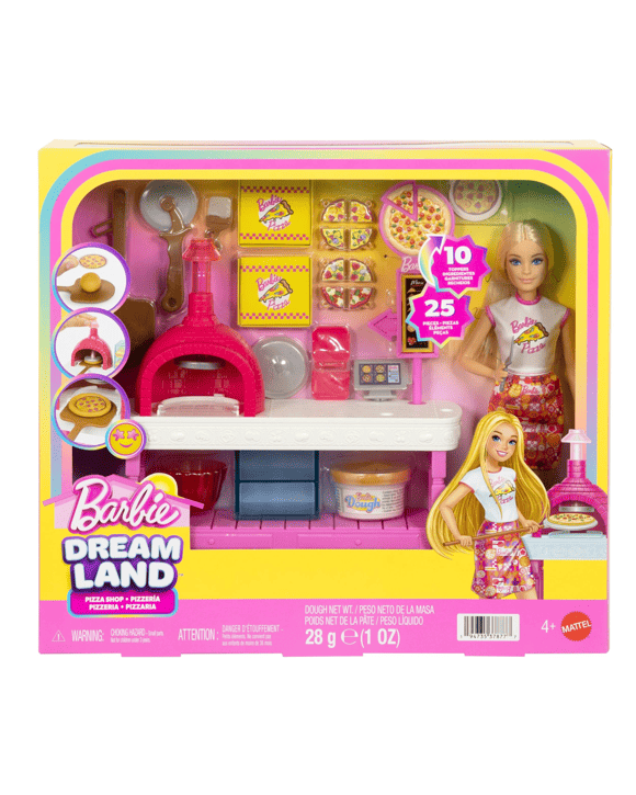 BARBIE Pizza Shop Playset - Pink