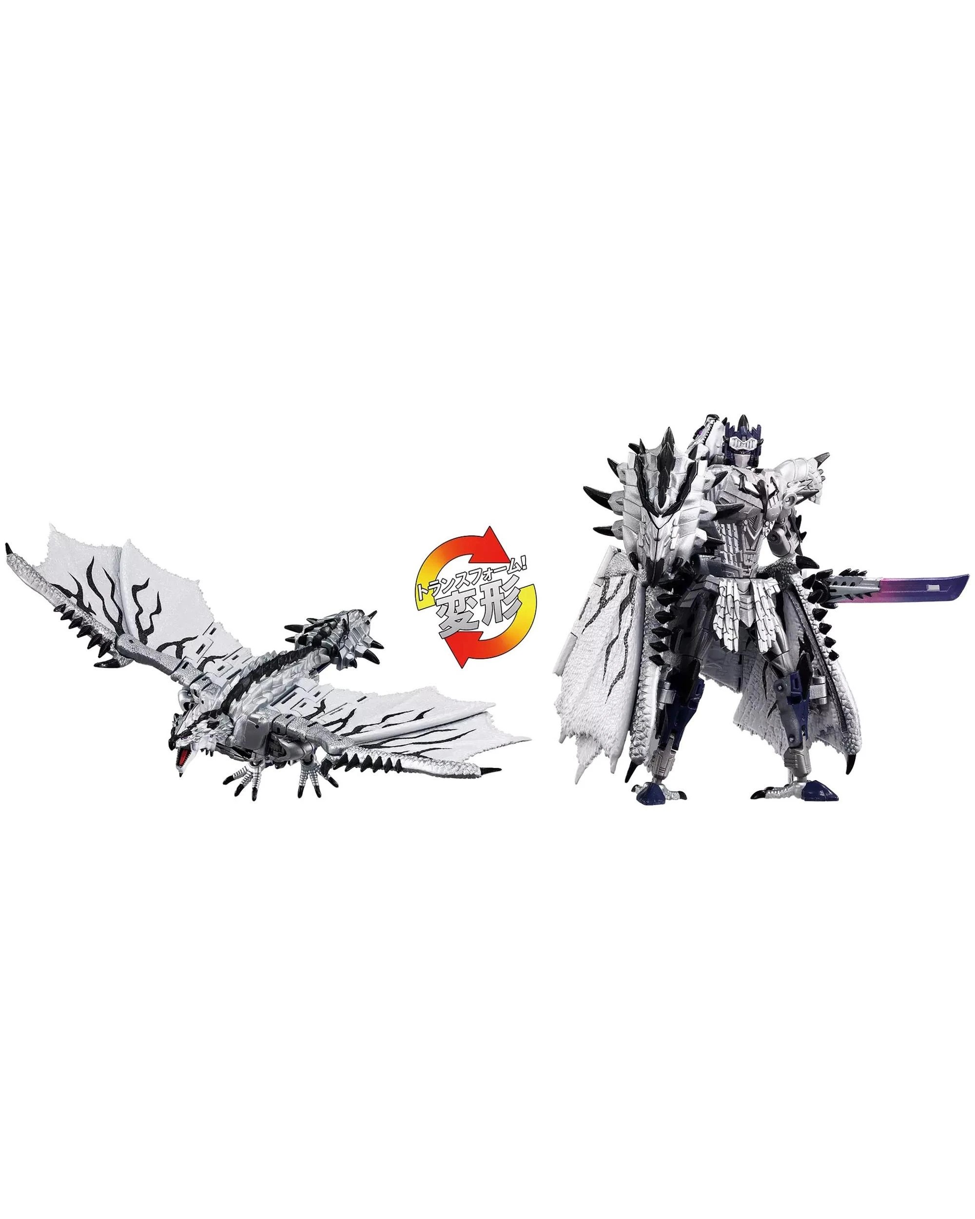 6 Transformers Takara Tomy Monster Hunter Silver Rathalos Prime, 6 of 10