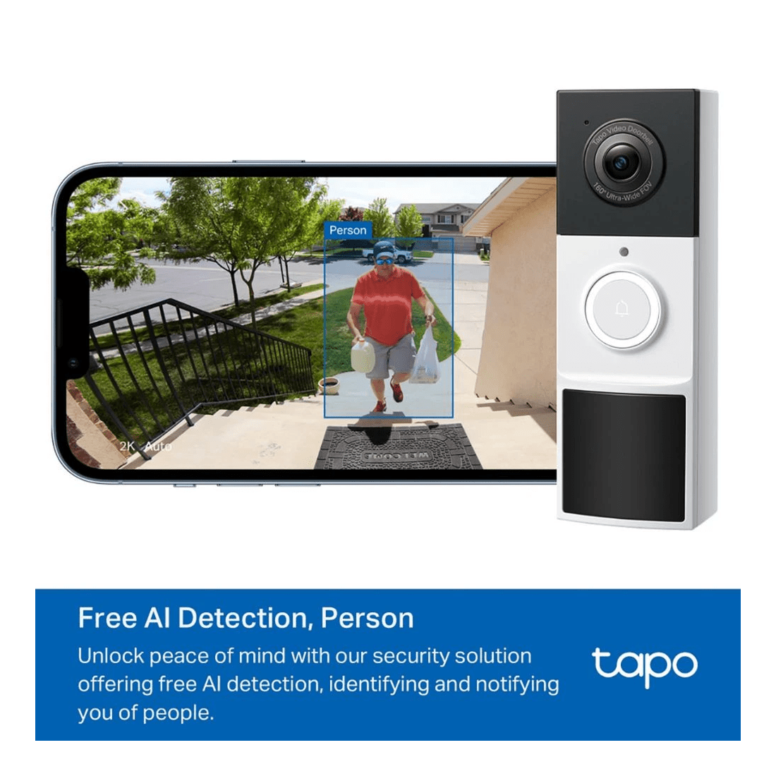 5 TP Link Tapo Video Doorbell Camera D210, 5 of 8