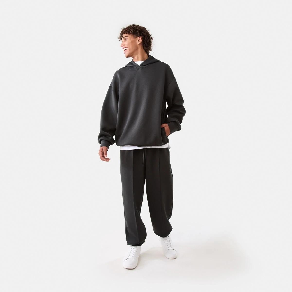 2 Oversized Scuba Hoodie VOLCANIC ROCK, 2 of 9