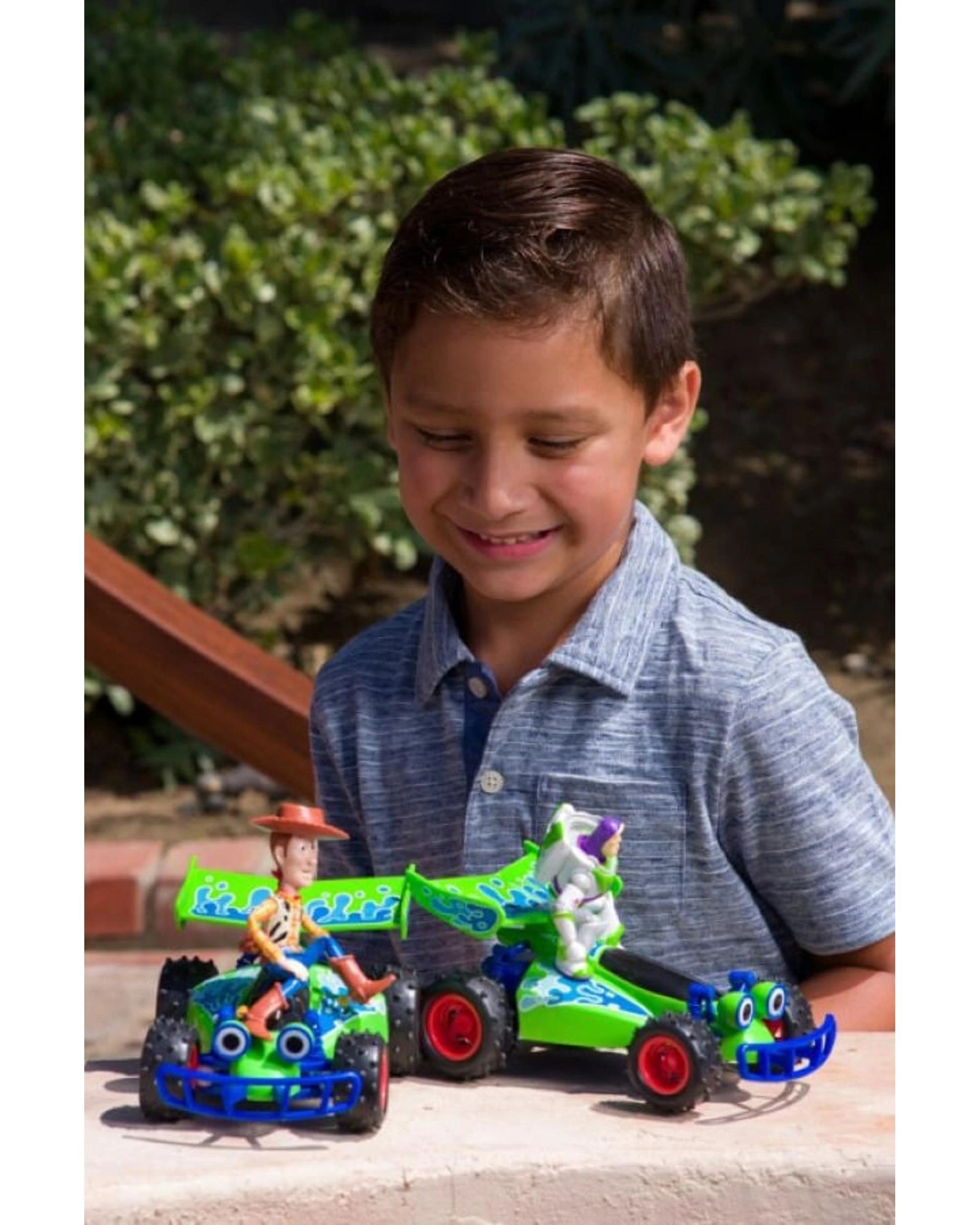 6 Disney Pizar Toy Story RC Turbo Buggy 1:24 Scale Remote Control Vehicle with Woody, 6 of 7