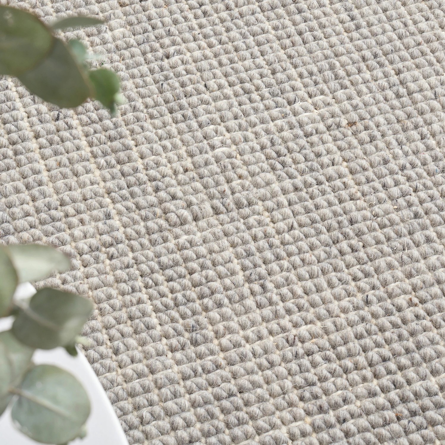 3 Common Ground Rugs Cadence Parker 320x230cm - Extra Large Hand Loomed Wool & Jute Floor Rug - Grey, 3 of 7