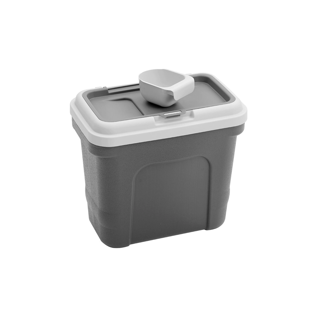 1 Paws And Claws 30l Grey Pet Food Storage Container With Scoop And Clip Lock Lid
 - Grey, 1 of 3