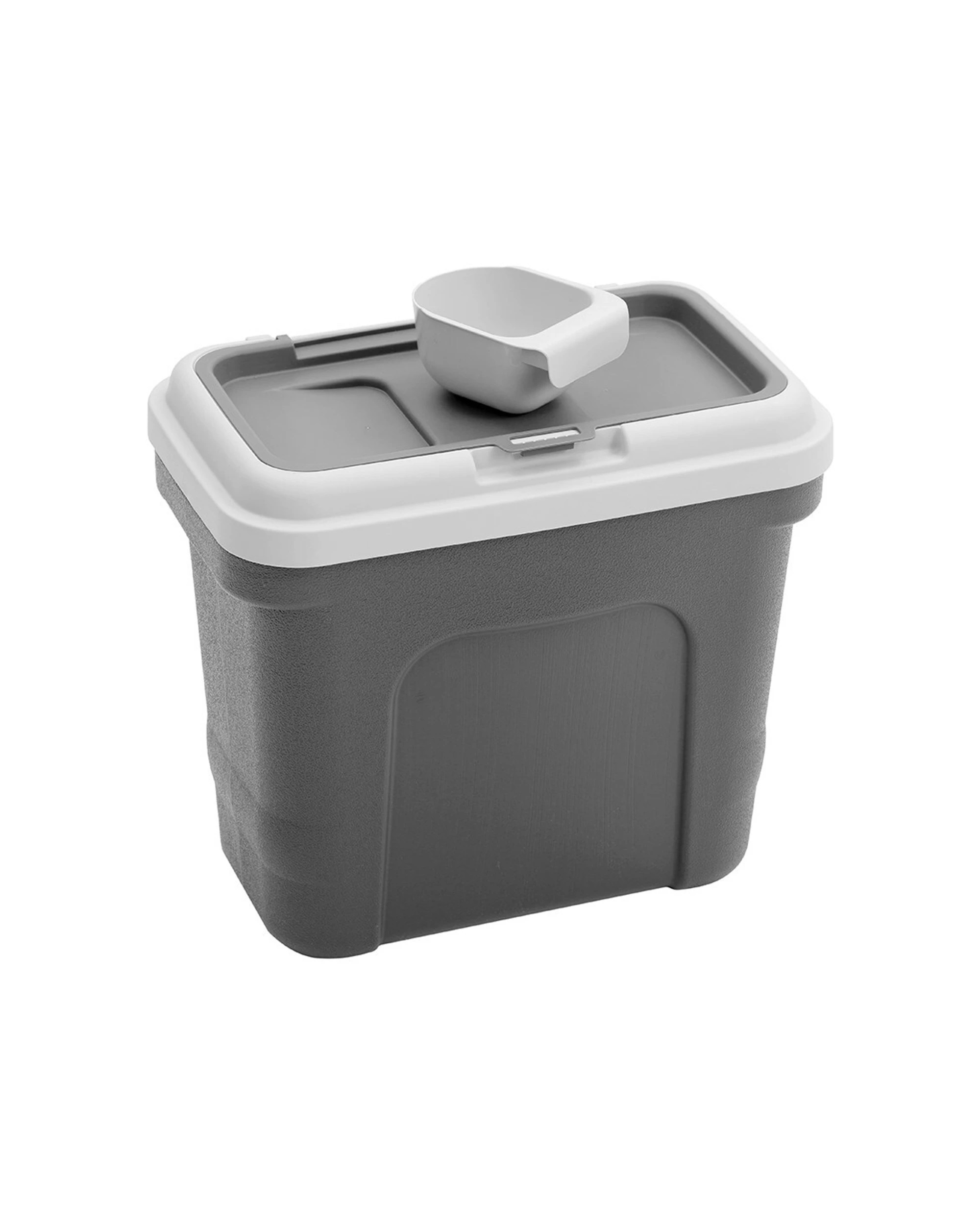 1 Paws And Claws 30l Grey Pet Food Storage Container With Scoop And Clip Lock Lid
 - Grey, 1 of 3