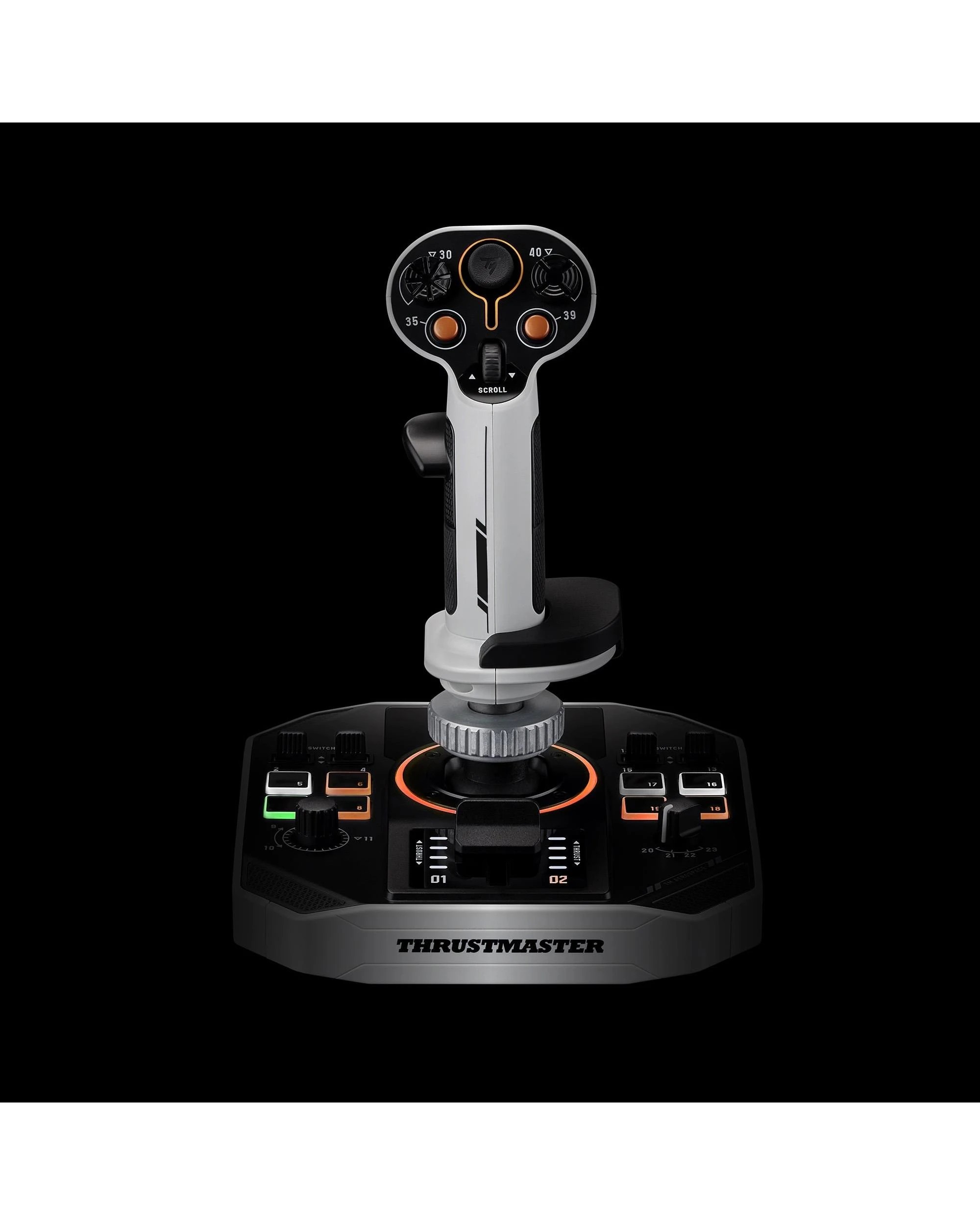 3 THRUSTMASTER SOL-R1 Flightstick - White, 3 of 7